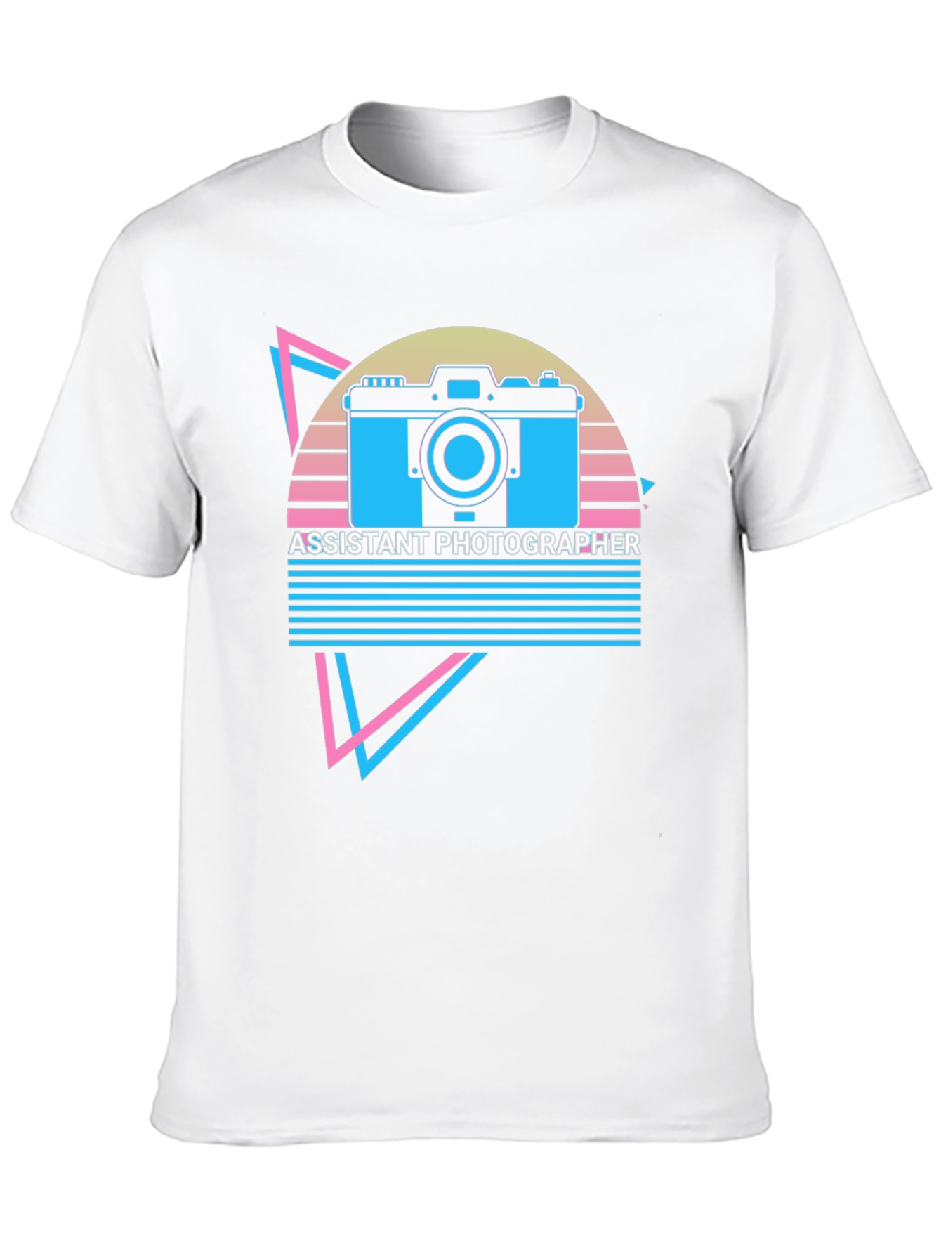 Assistant Photographer Retro Graphic T-Shirt