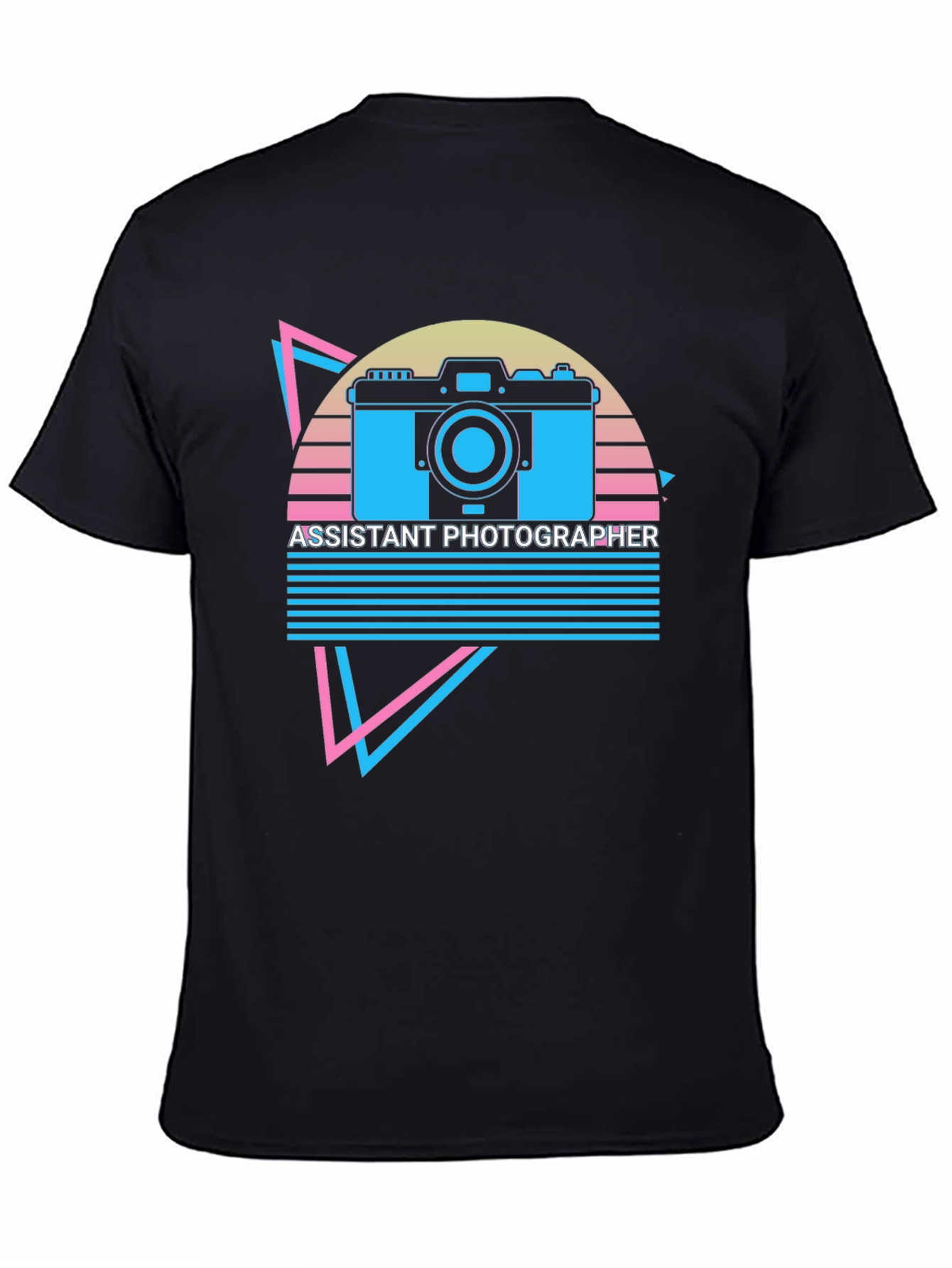Assistant Photographer Retro Graphic T-Shirt