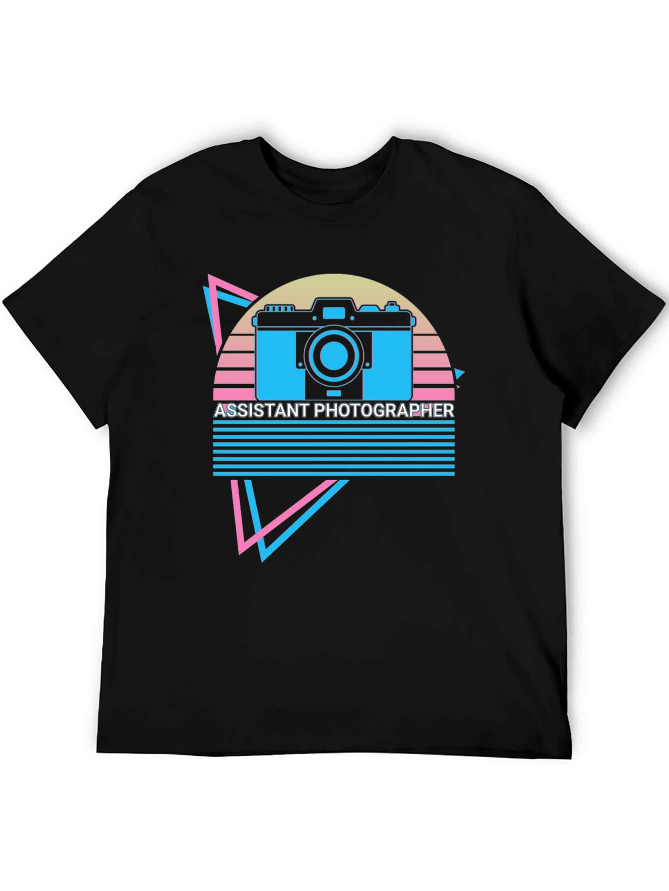 Assistant Photographer Retro Graphic T-Shirt