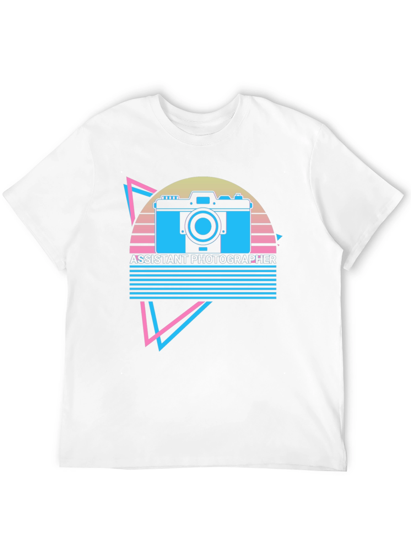 Assistant Photographer Retro Graphic T-Shirt
