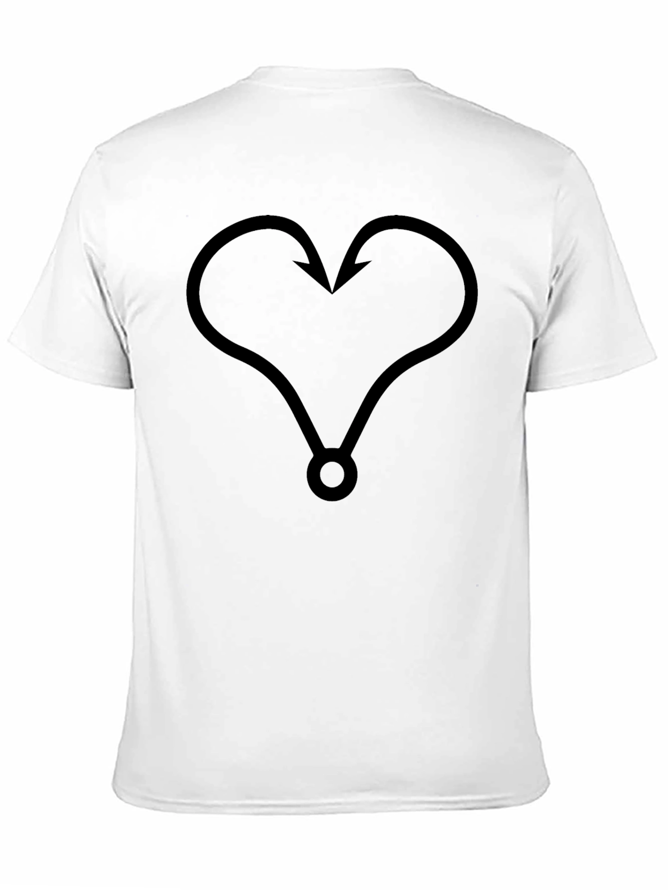 Hooked on Love Black T-Shirt