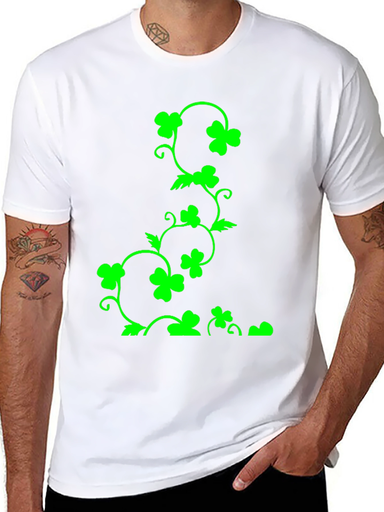 Shamrock Vine T-Shirt - St. Patricks Day Style