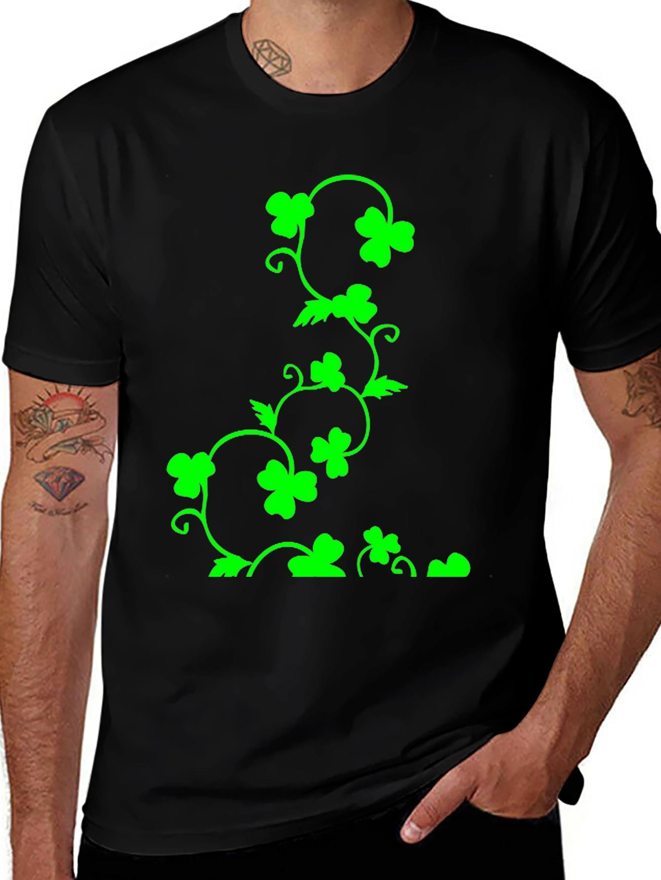 Shamrock Vine T-Shirt - St. Patricks Day Style