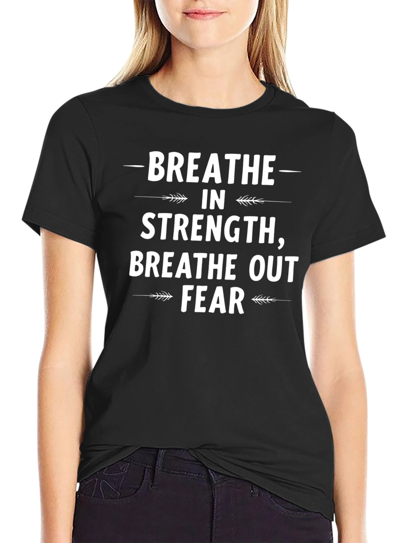 Breathe in Strength Graphic Tee