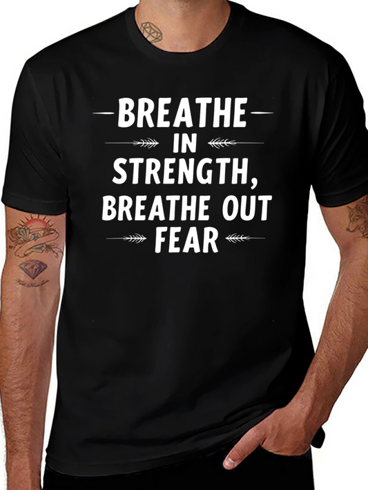 Breathe in Strength Graphic Tee