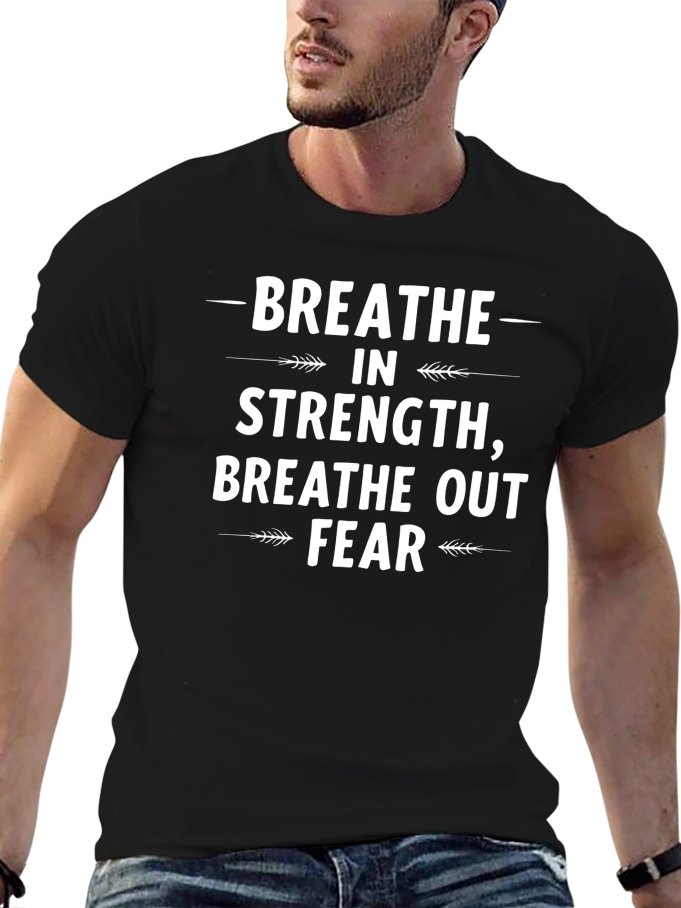 Breathe in Strength Graphic Tee