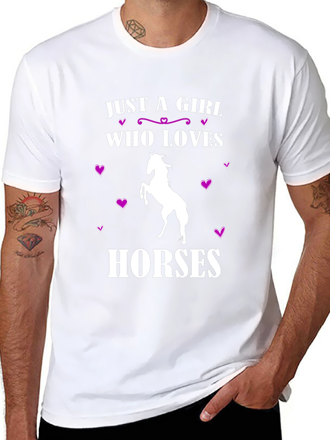 Just A Girl Who Loves Horses T-Shirt