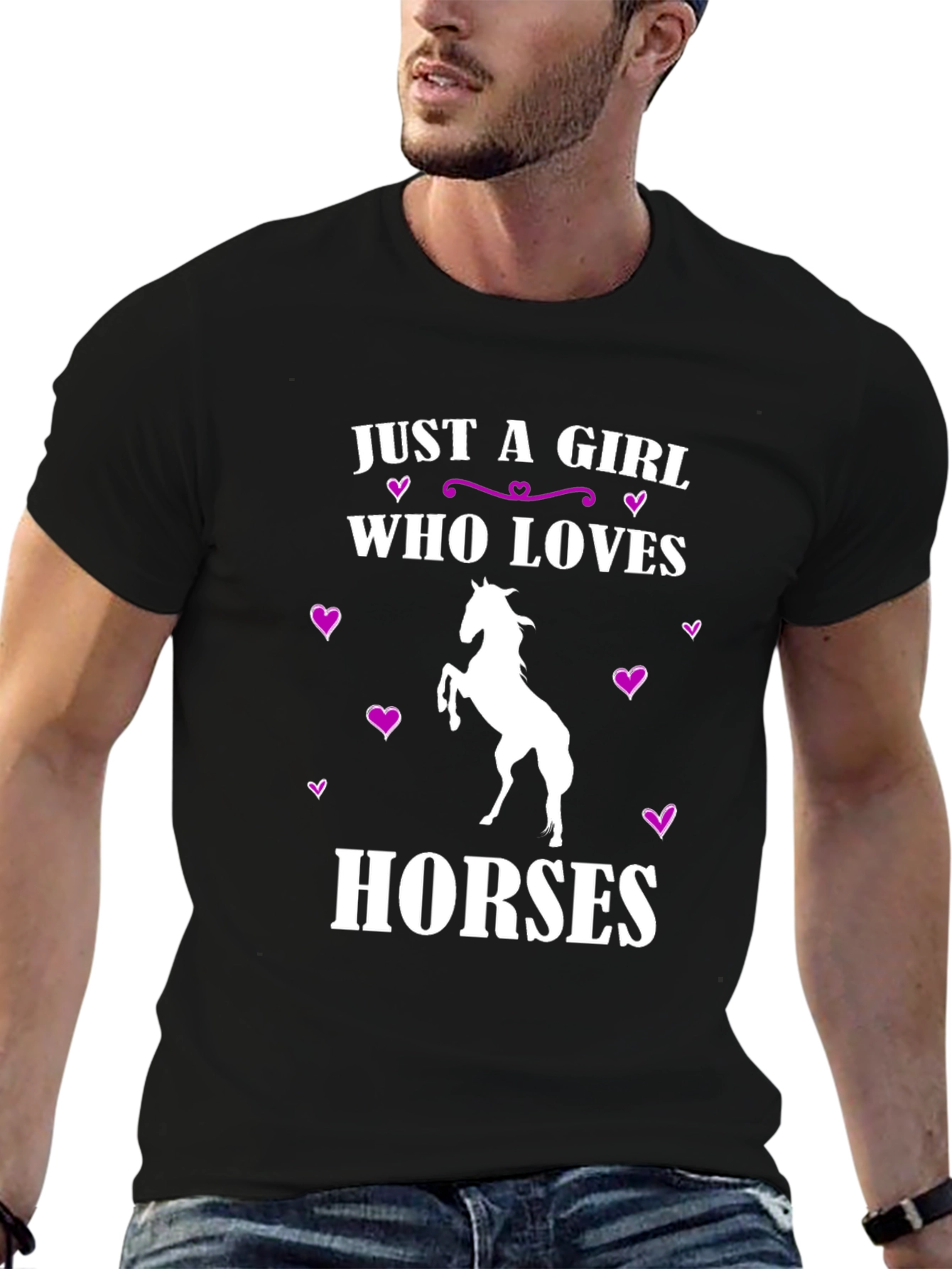 Just A Girl Who Loves Horses T-Shirt