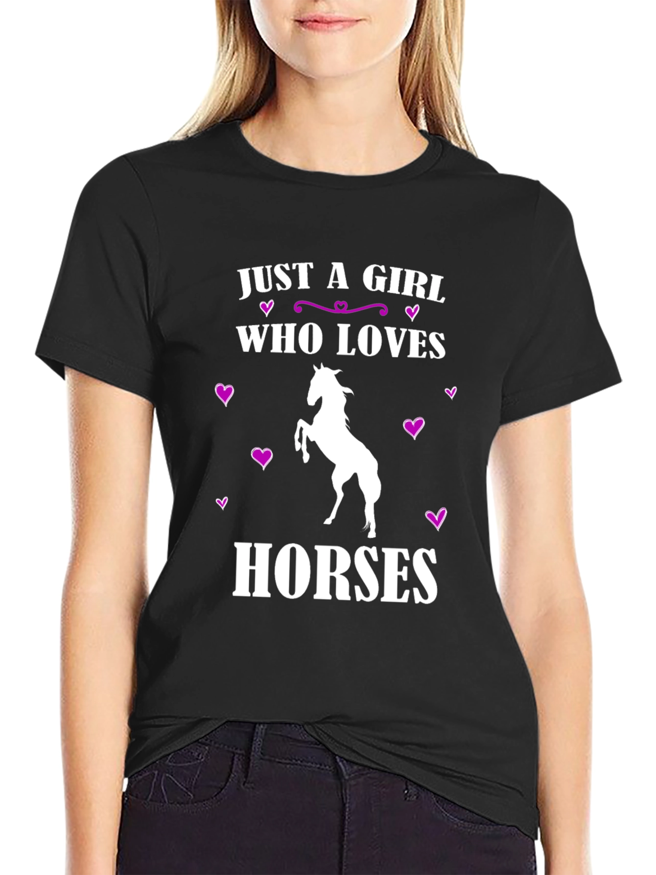 Just A Girl Who Loves Horses T-Shirt