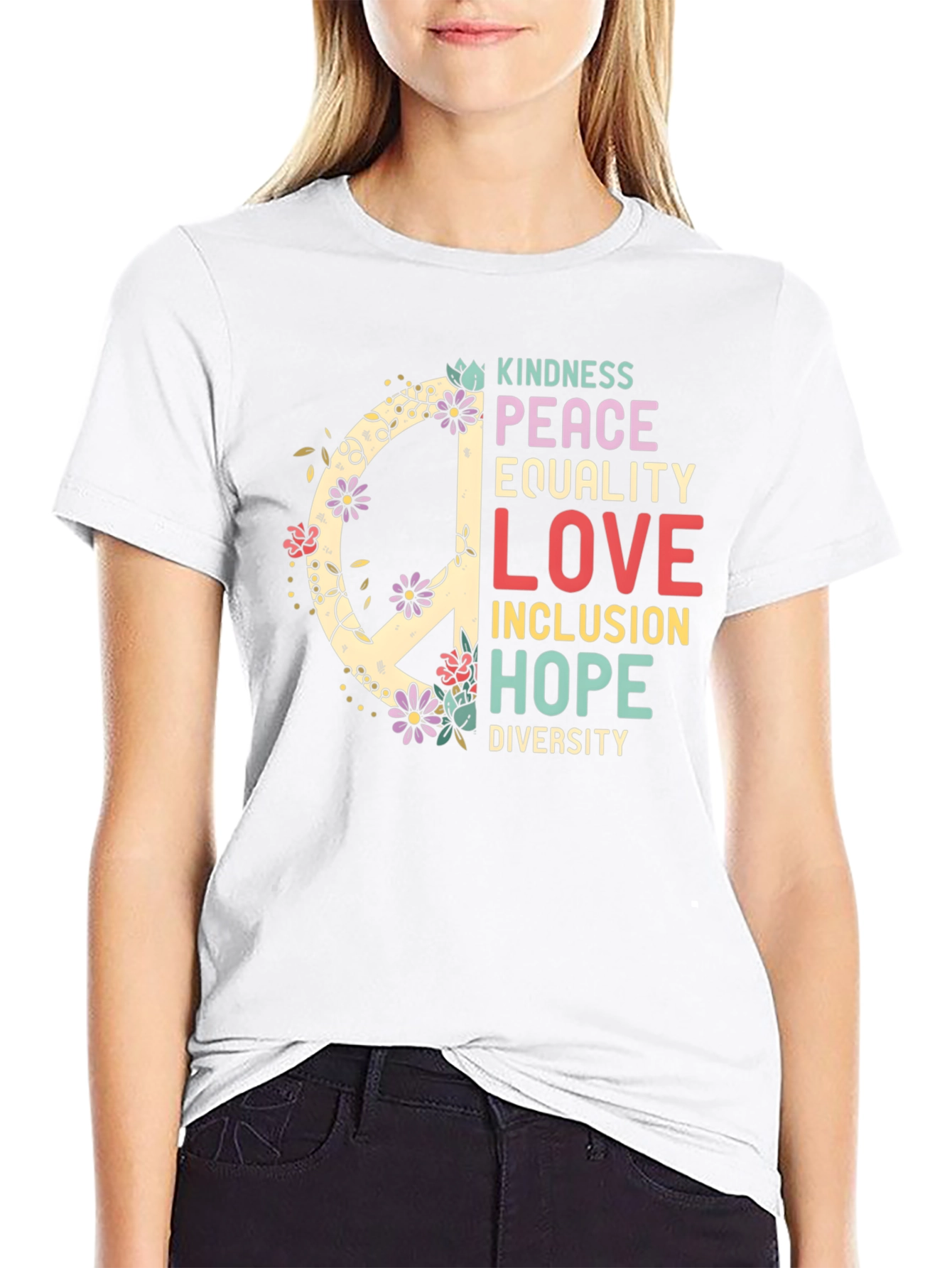 Kindness Peace Equality Love T-Shirt