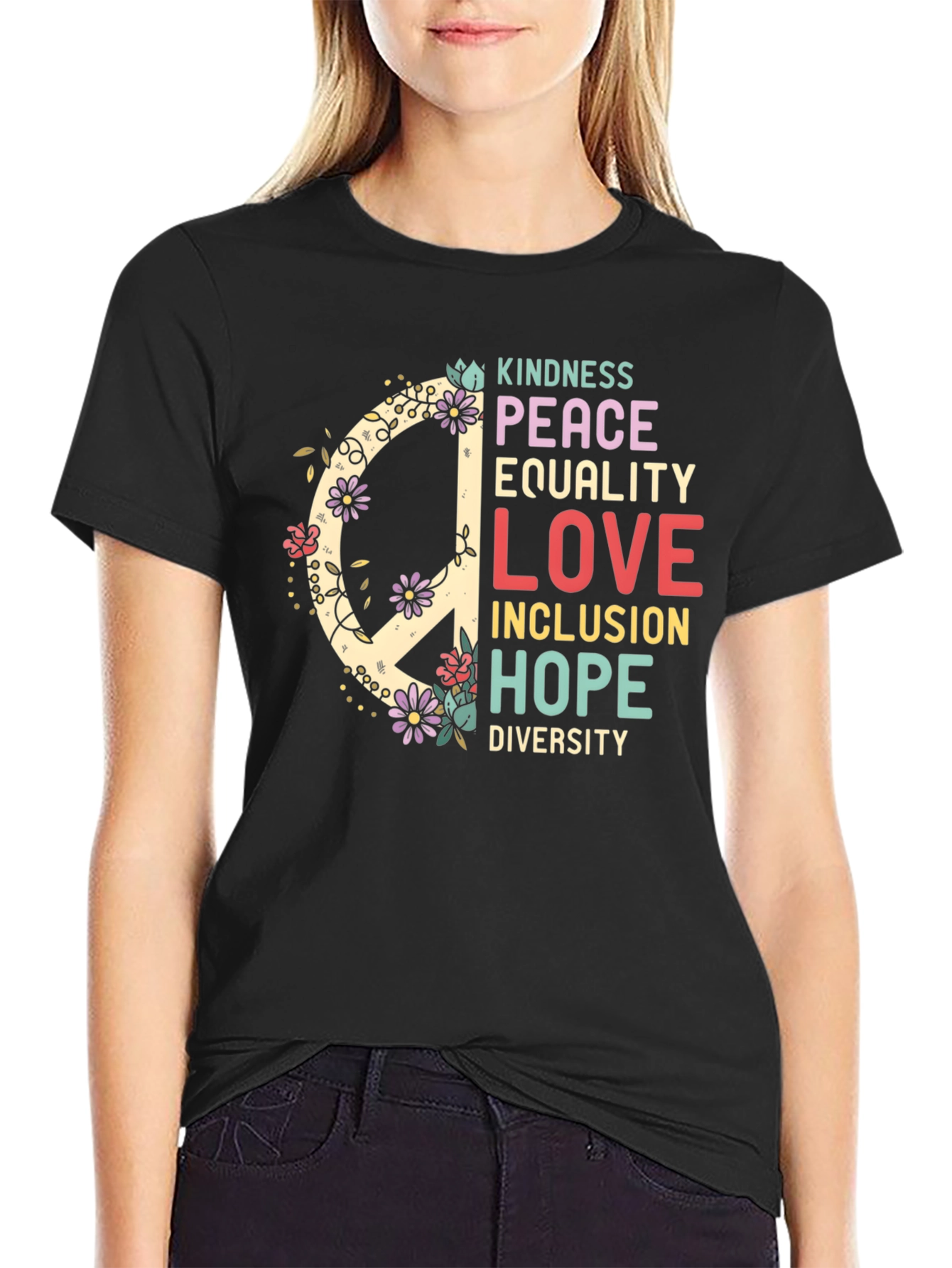 Kindness Peace Equality Love T-Shirt