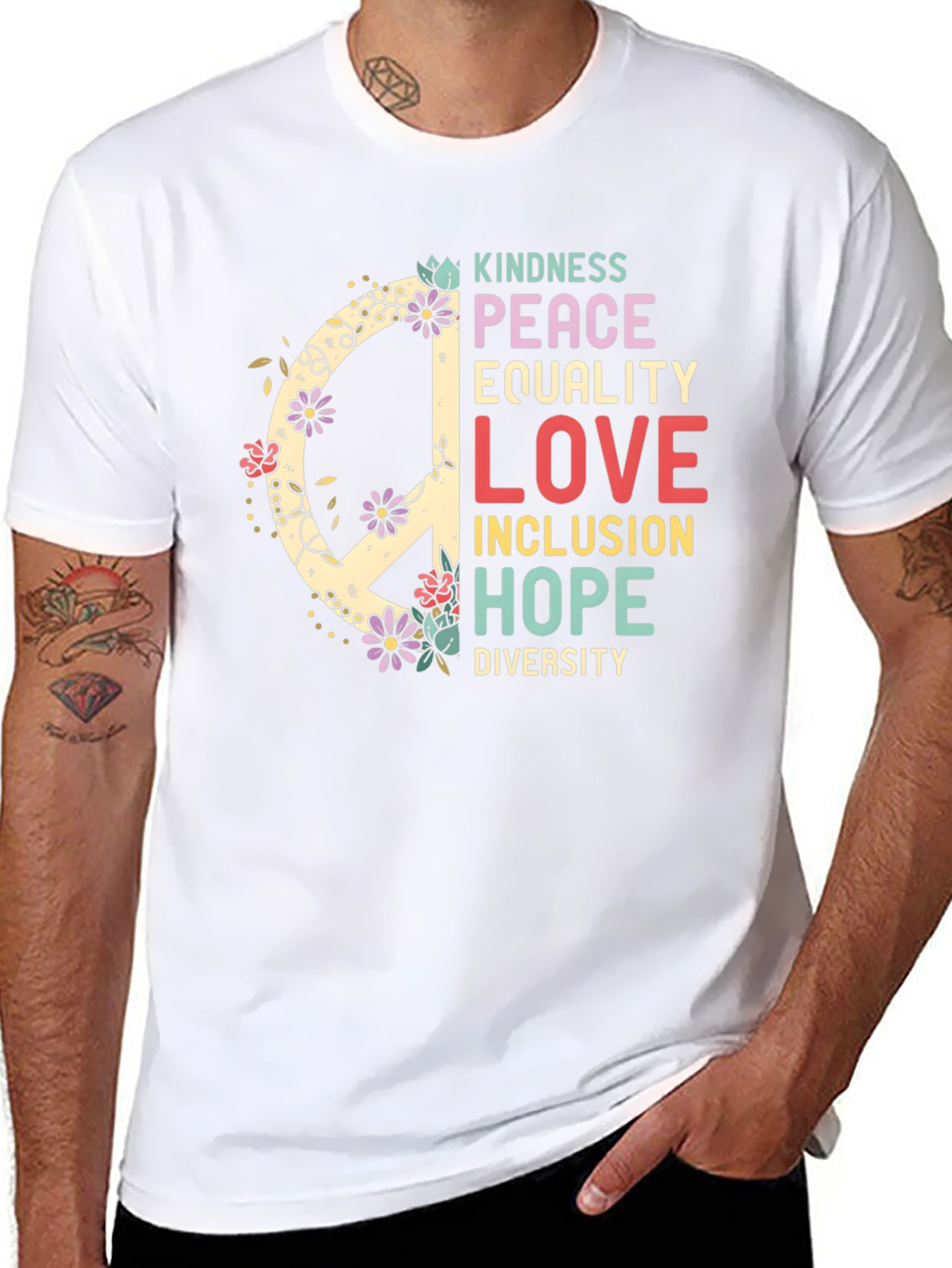 Kindness Peace Equality Love T-Shirt