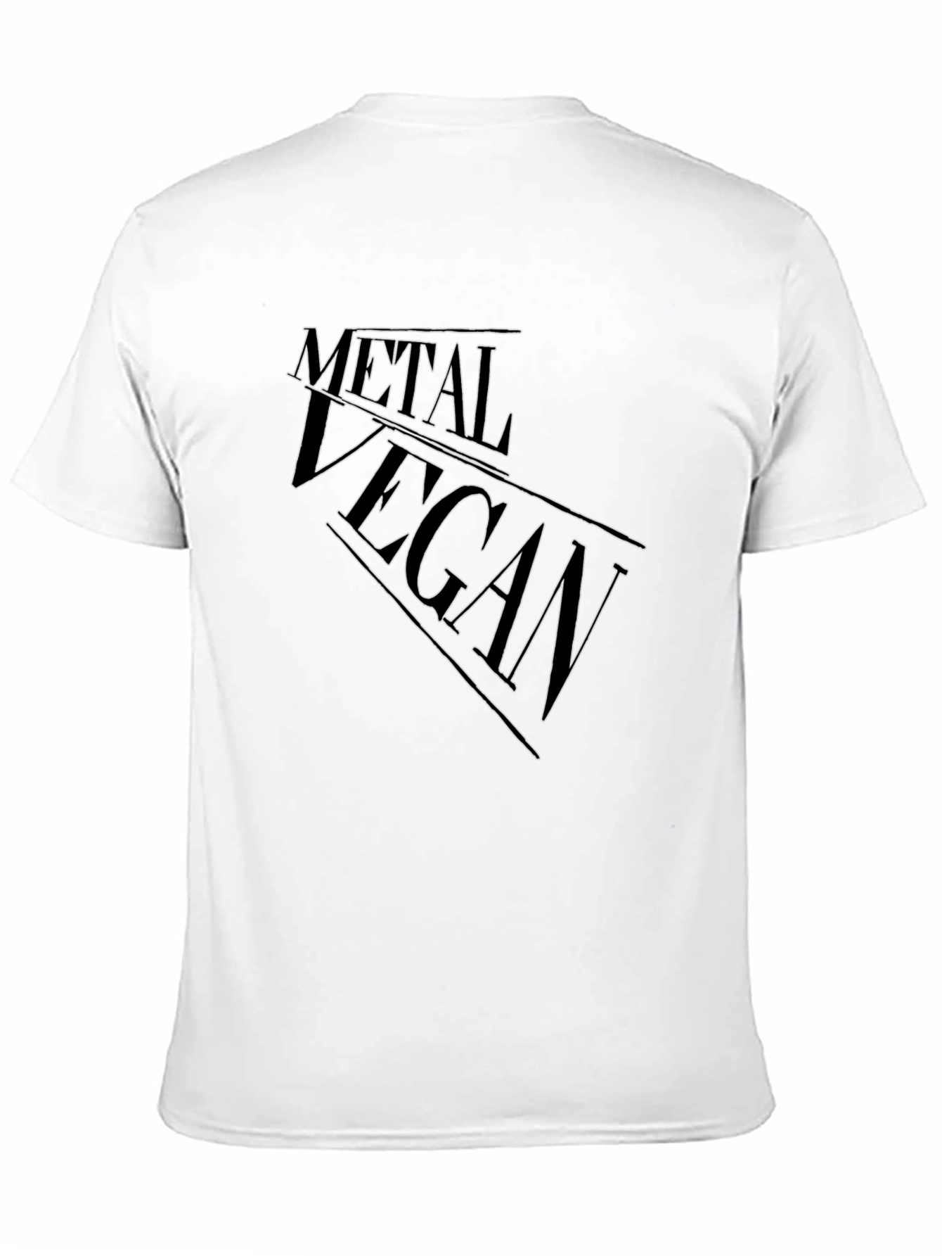 Metal Vegan Black Graphic Tee