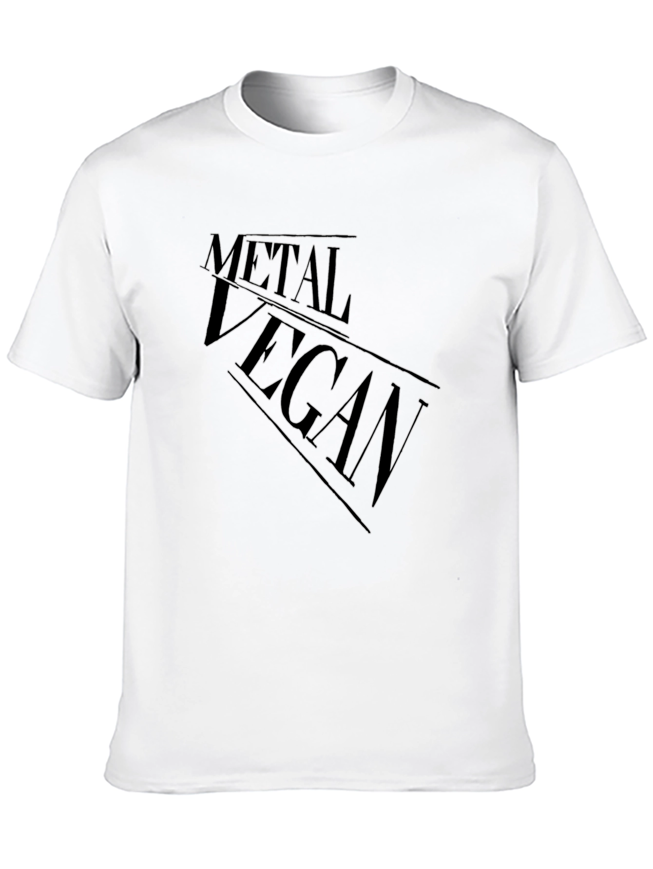 Metal Vegan Black Graphic Tee
