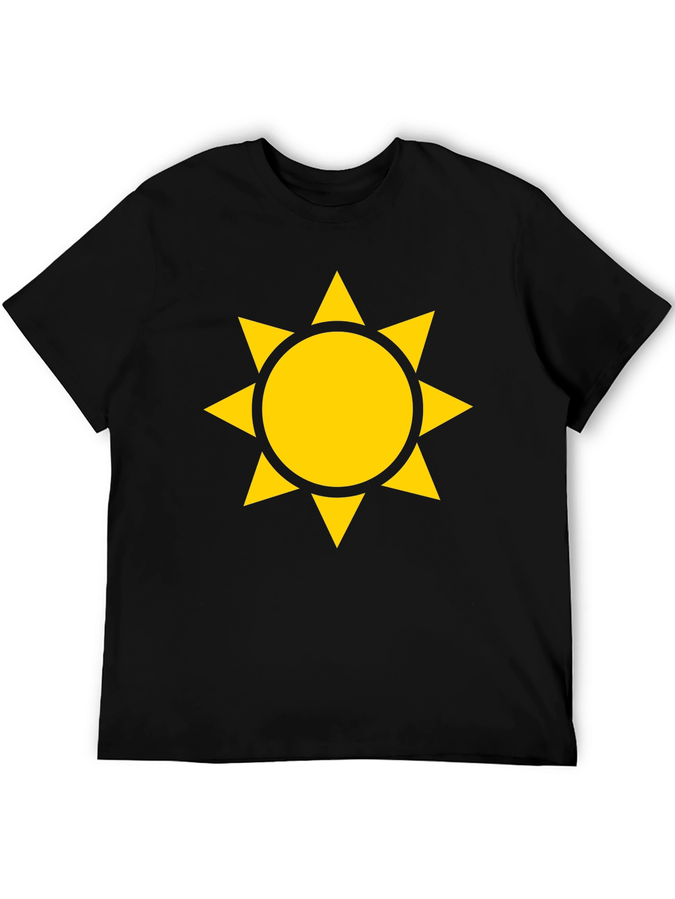 Sun Graphic Black T-Shirt