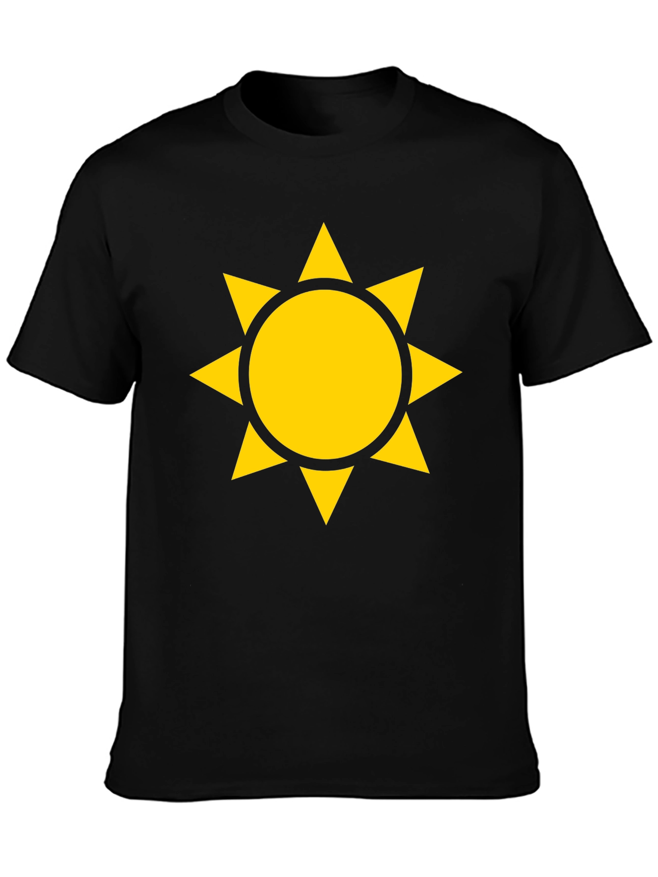 Sun Graphic Black T-Shirt