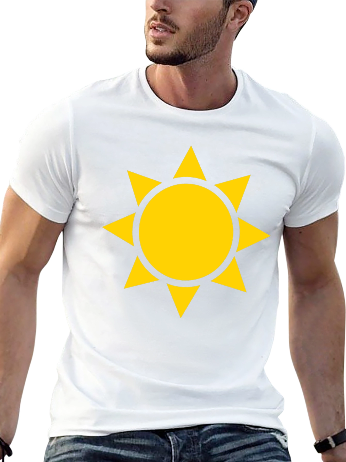 Sun Graphic Black T-Shirt