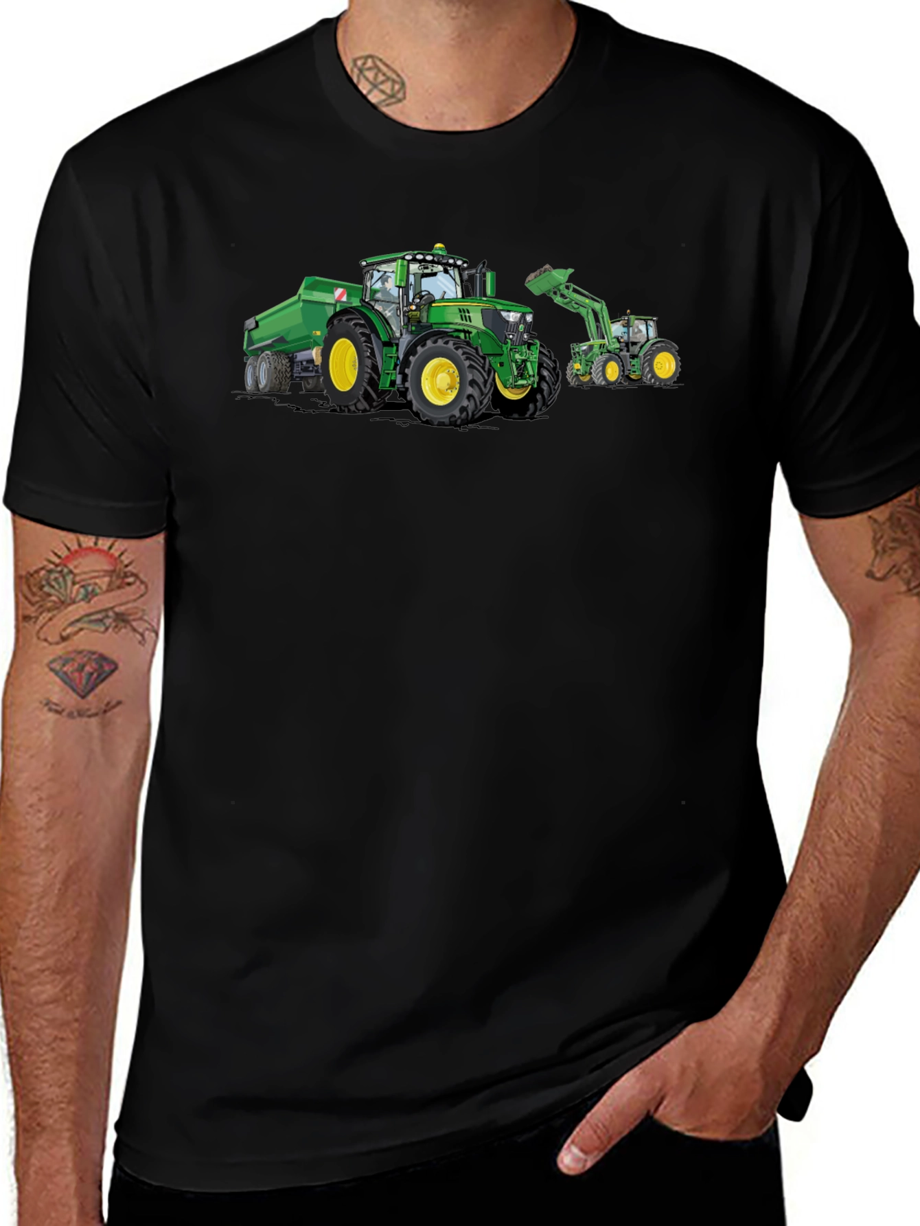 Tractor Graphic Tee - Farm Life Shirt