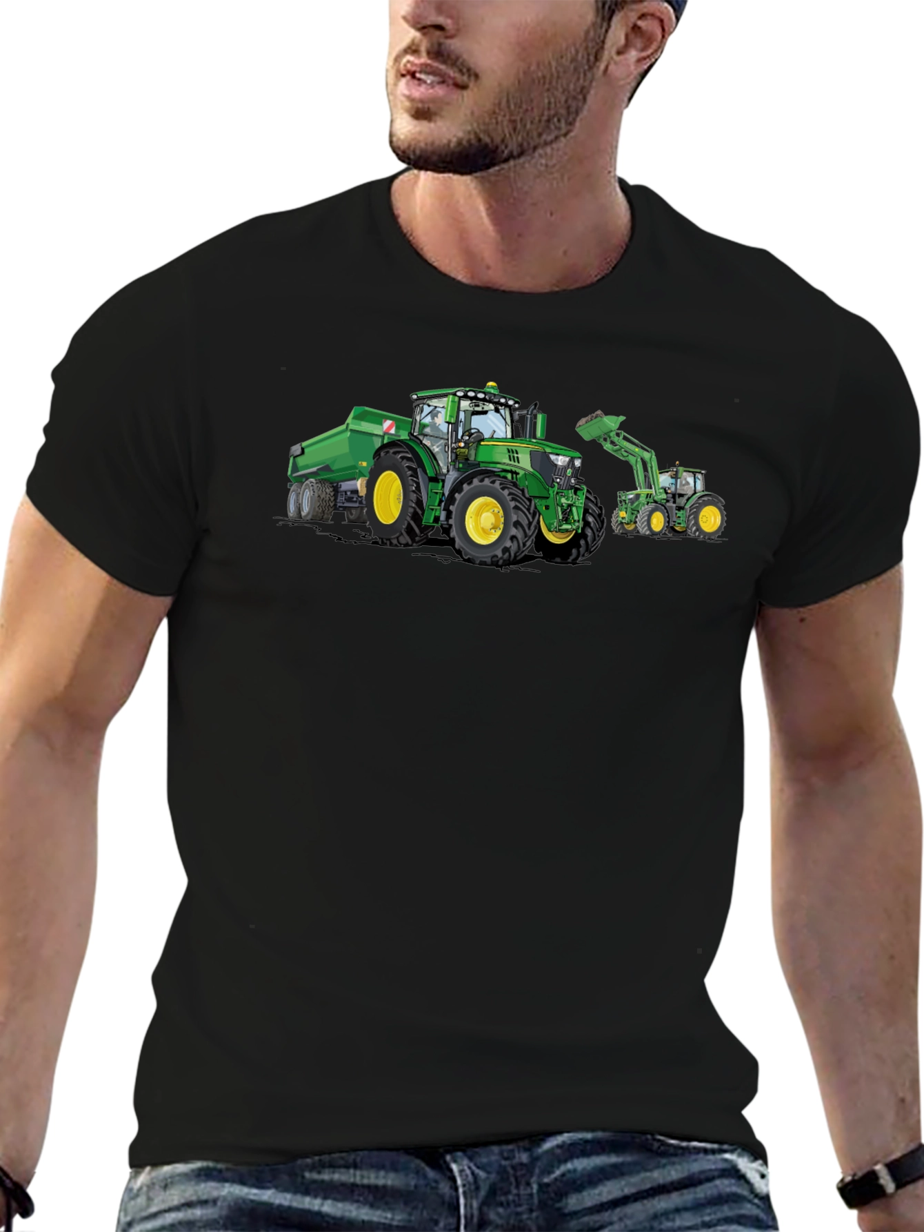 Tractor Graphic Tee - Farm Life Shirt