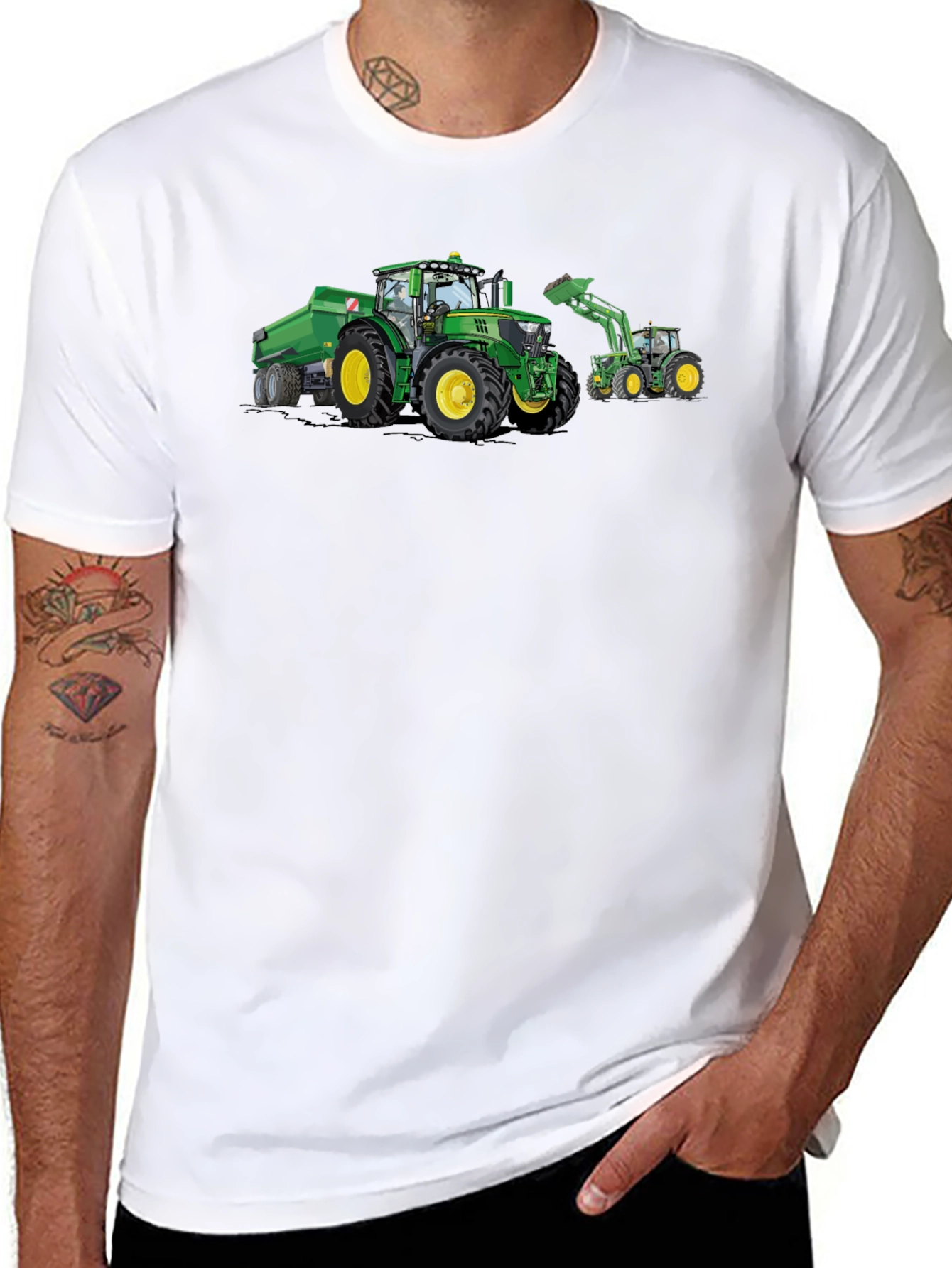Tractor Graphic Tee - Farm Life Shirt
