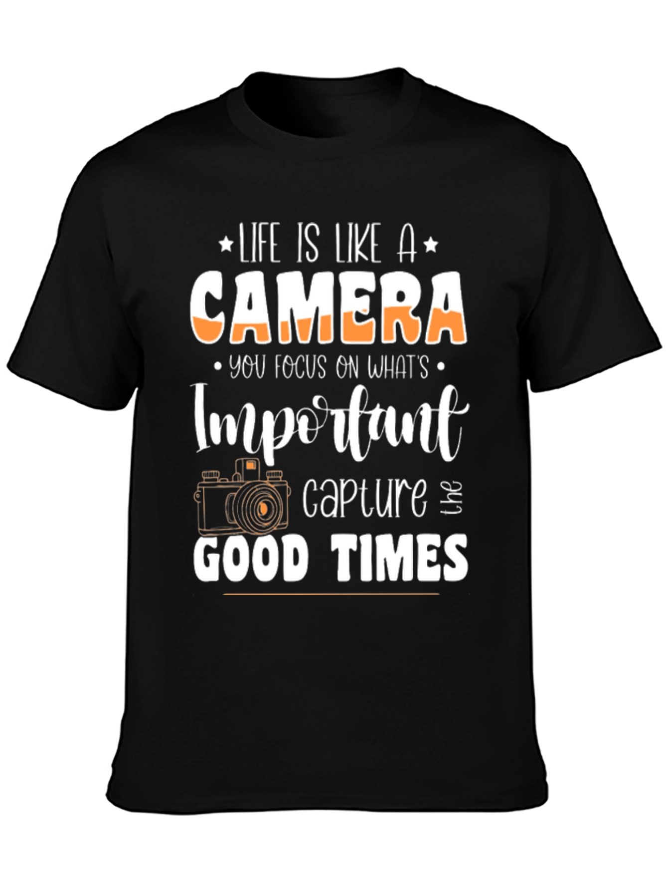 Life is Like A Camera Graphic T-Shirt