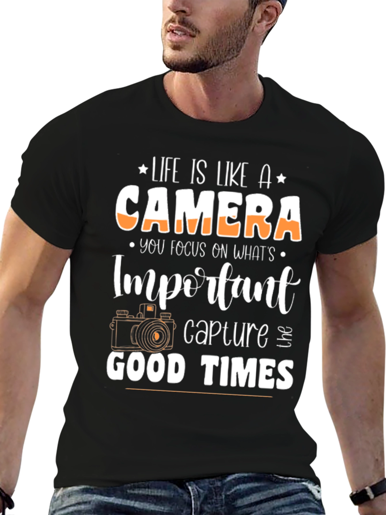 Life is Like A Camera Graphic T-Shirt