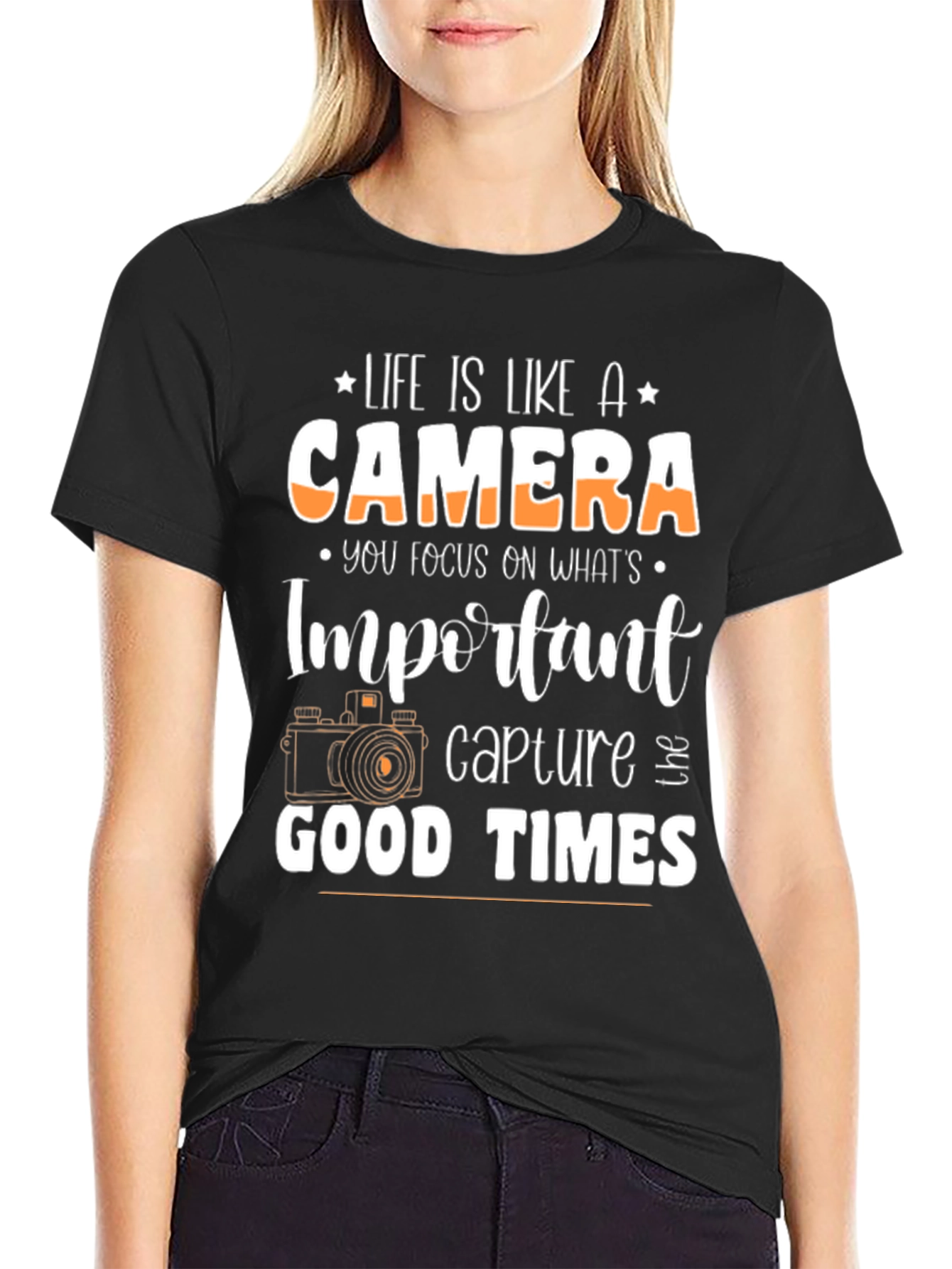 Life is Like A Camera Graphic T-Shirt