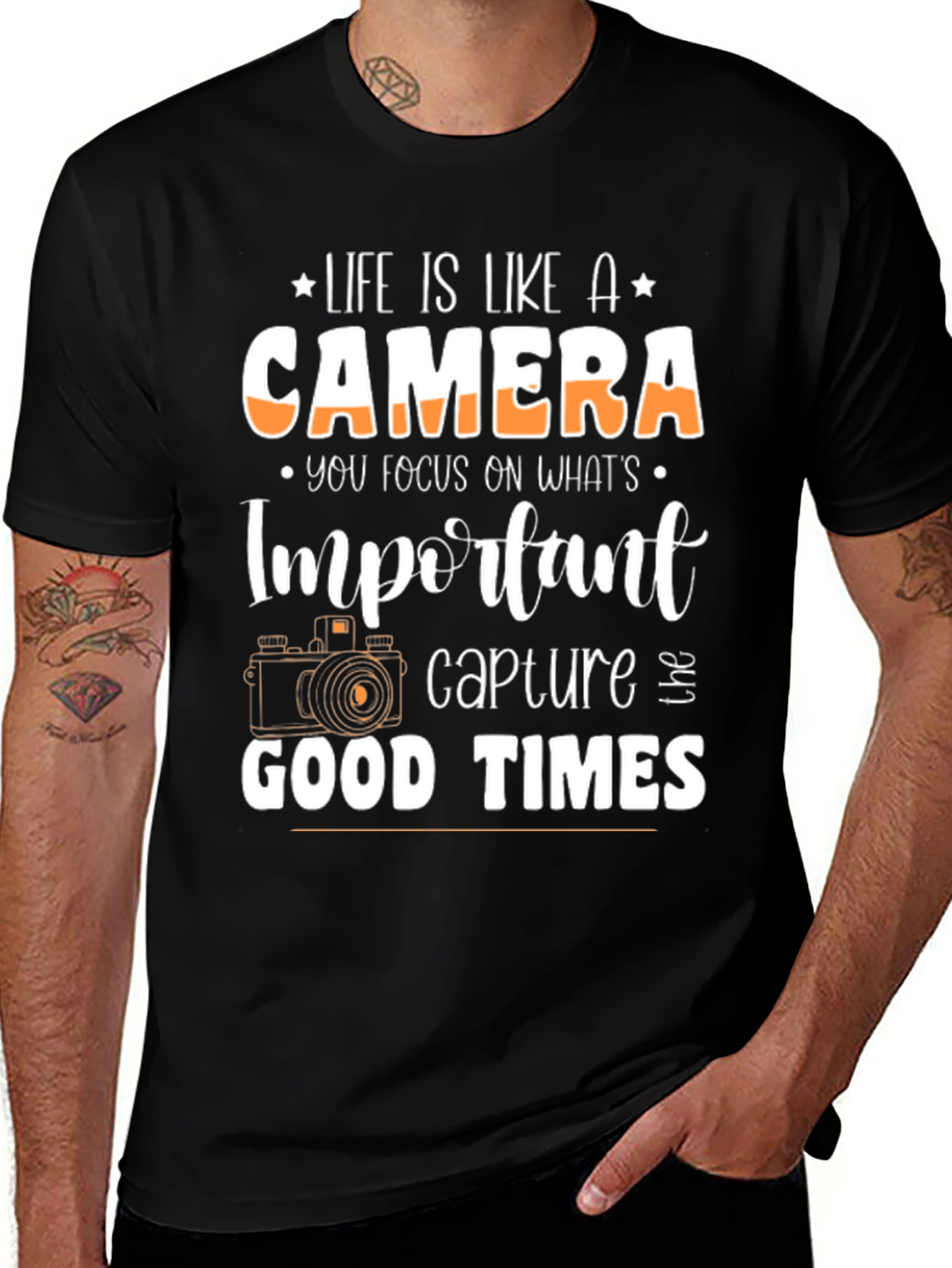 Life is Like A Camera Graphic T-Shirt