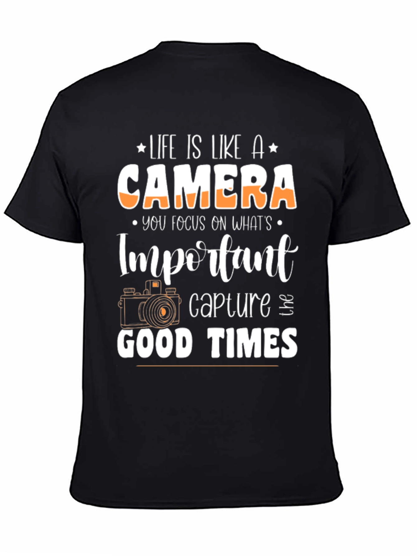 Life is Like A Camera Graphic T-Shirt