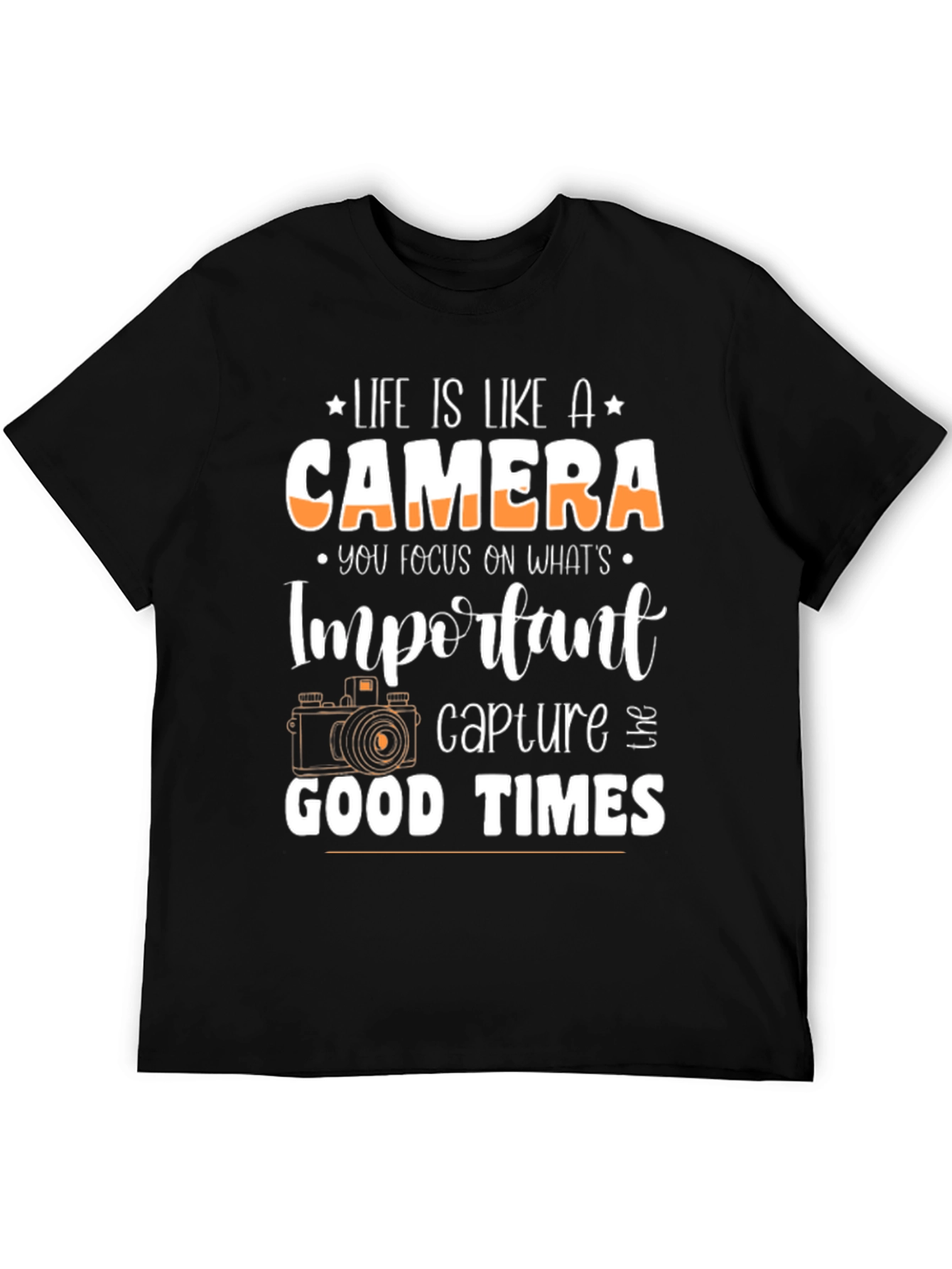 Life is Like A Camera Graphic T-Shirt