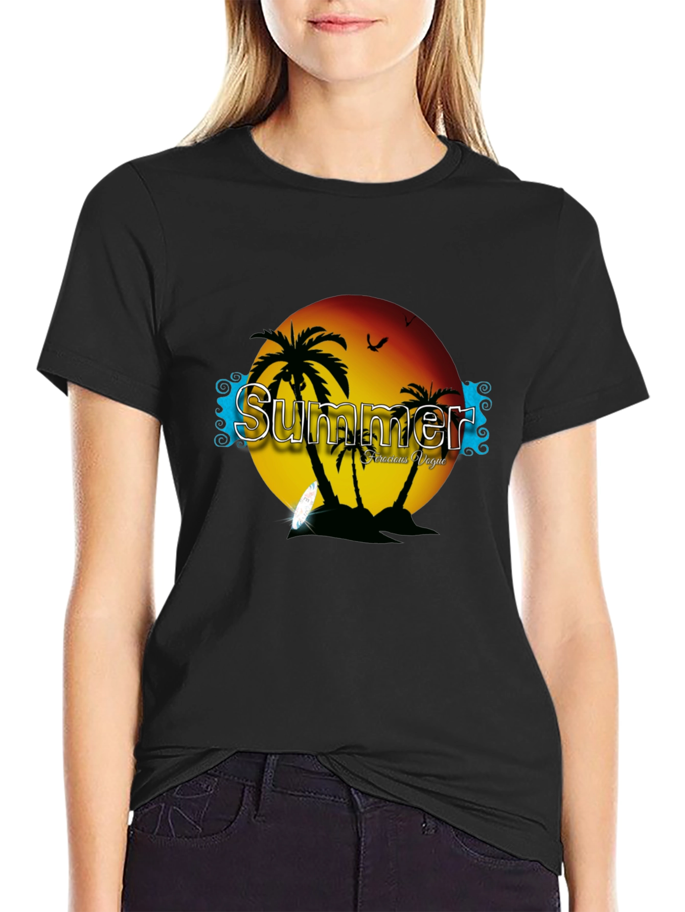 Summer Vacation Graphic T-Shirt