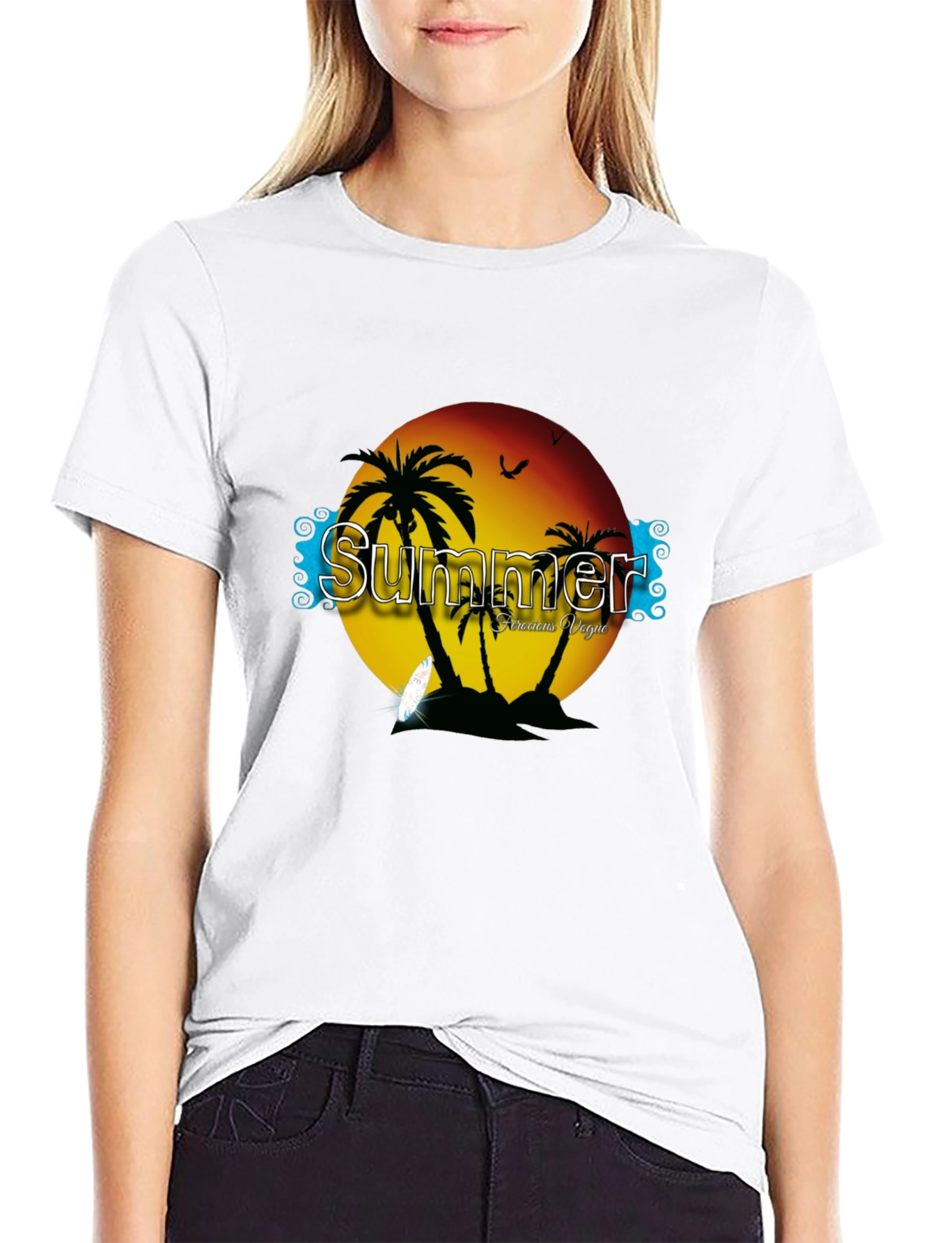 Summer Vacation Graphic T-Shirt