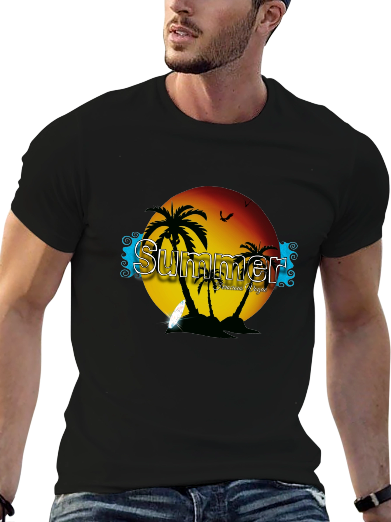 Summer Vacation Graphic T-Shirt