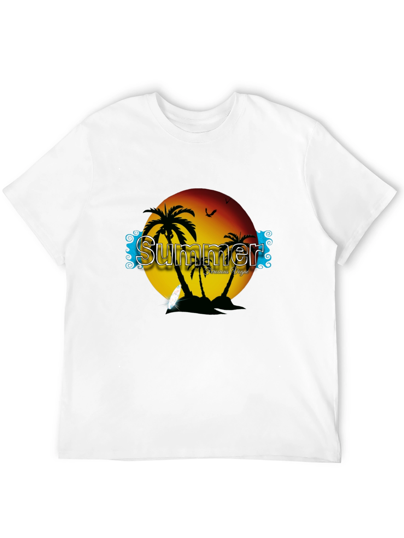 Summer Vacation Graphic T-Shirt