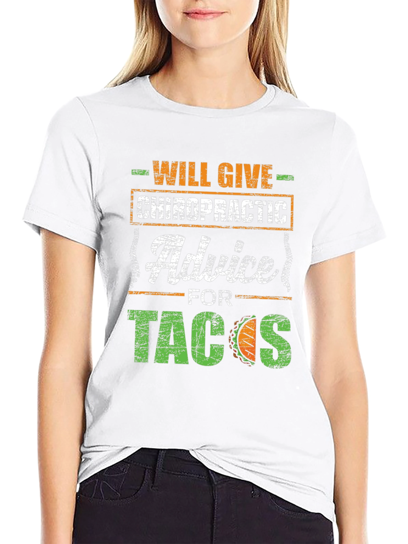 Chiropractic Advice for Tacos T-Shirt