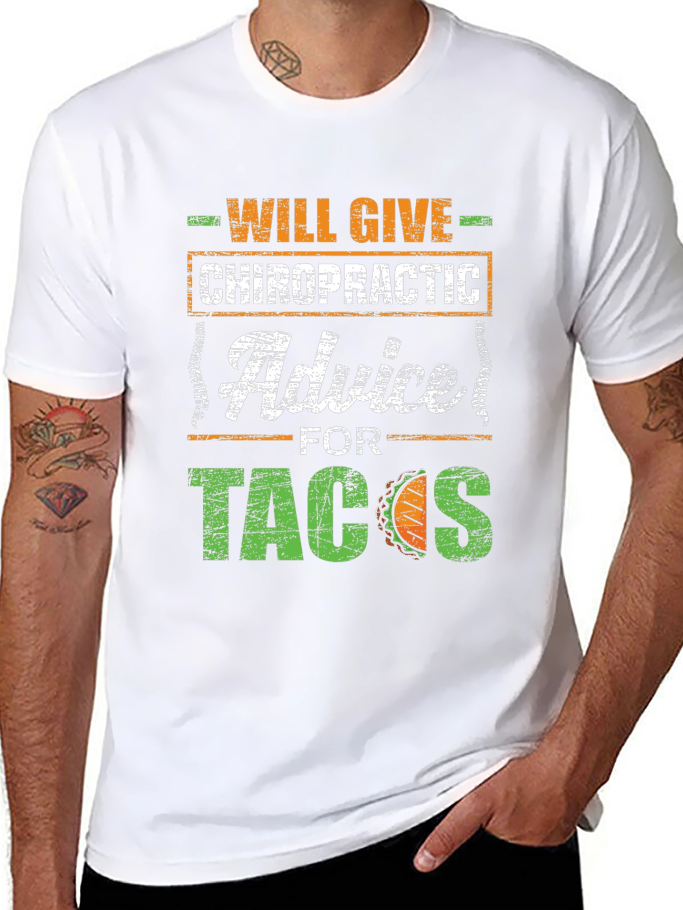 Chiropractic Advice for Tacos T-Shirt