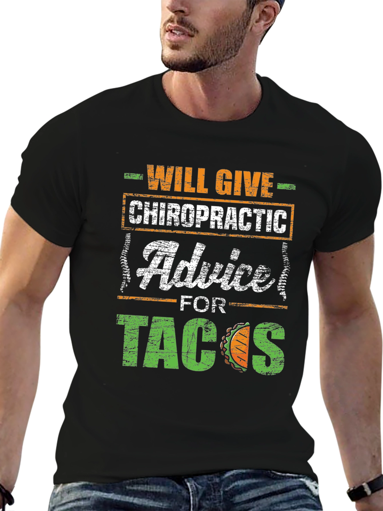 Chiropractic Advice for Tacos T-Shirt