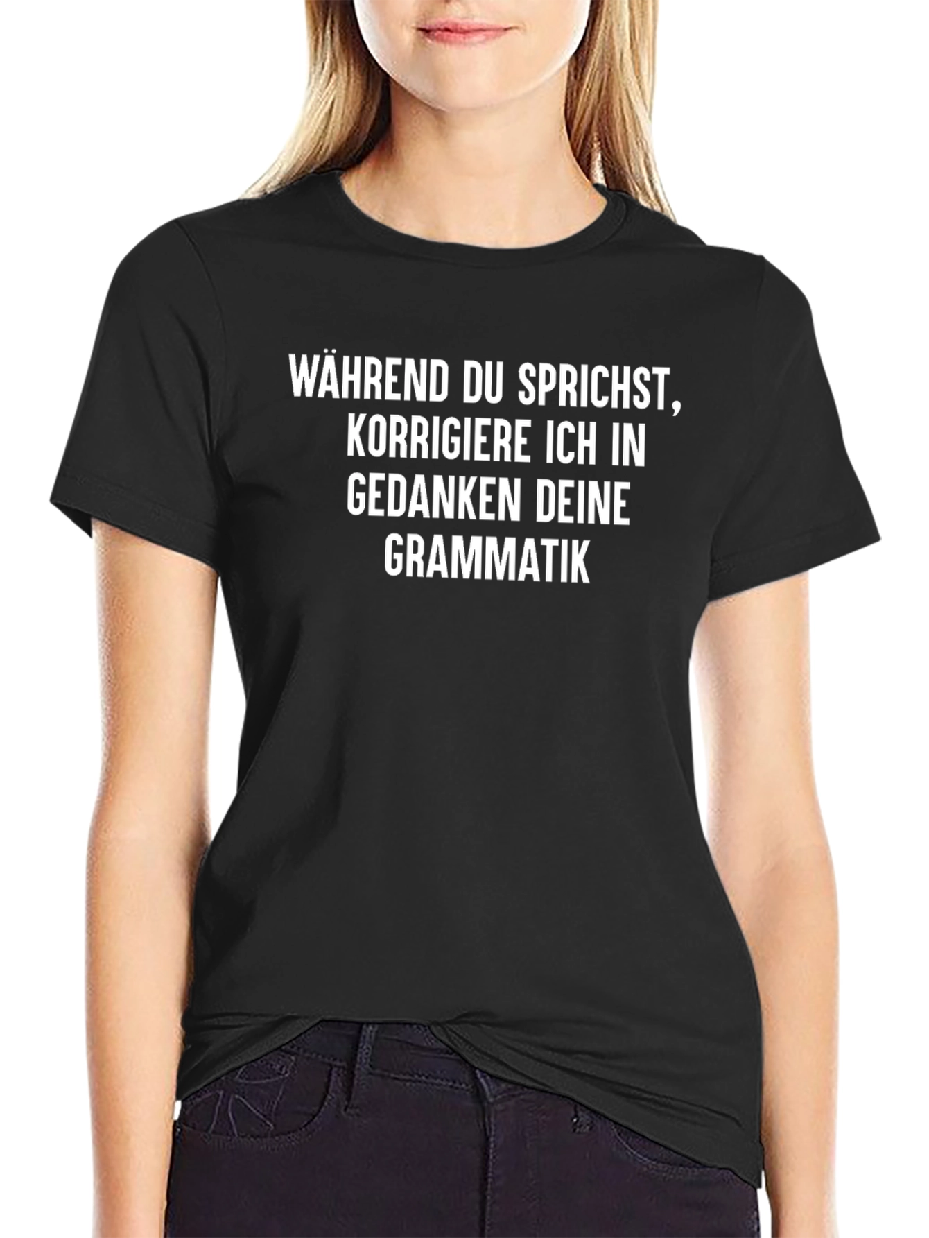 WÄHREND DU SPRICHST Funny German T-Shirt