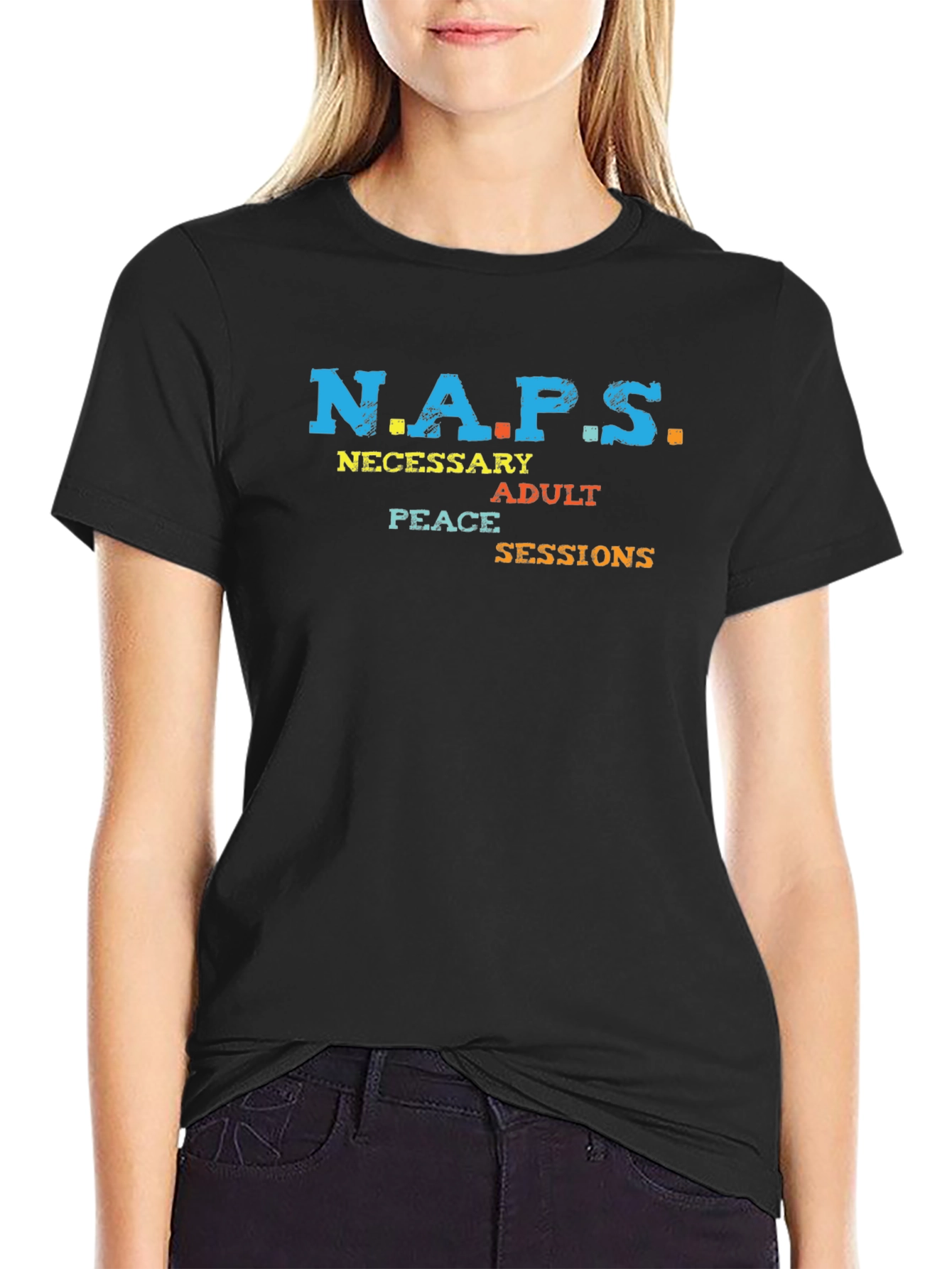 N.A.P.S. Graphic Tee - Necessary Adult Peace Sessions