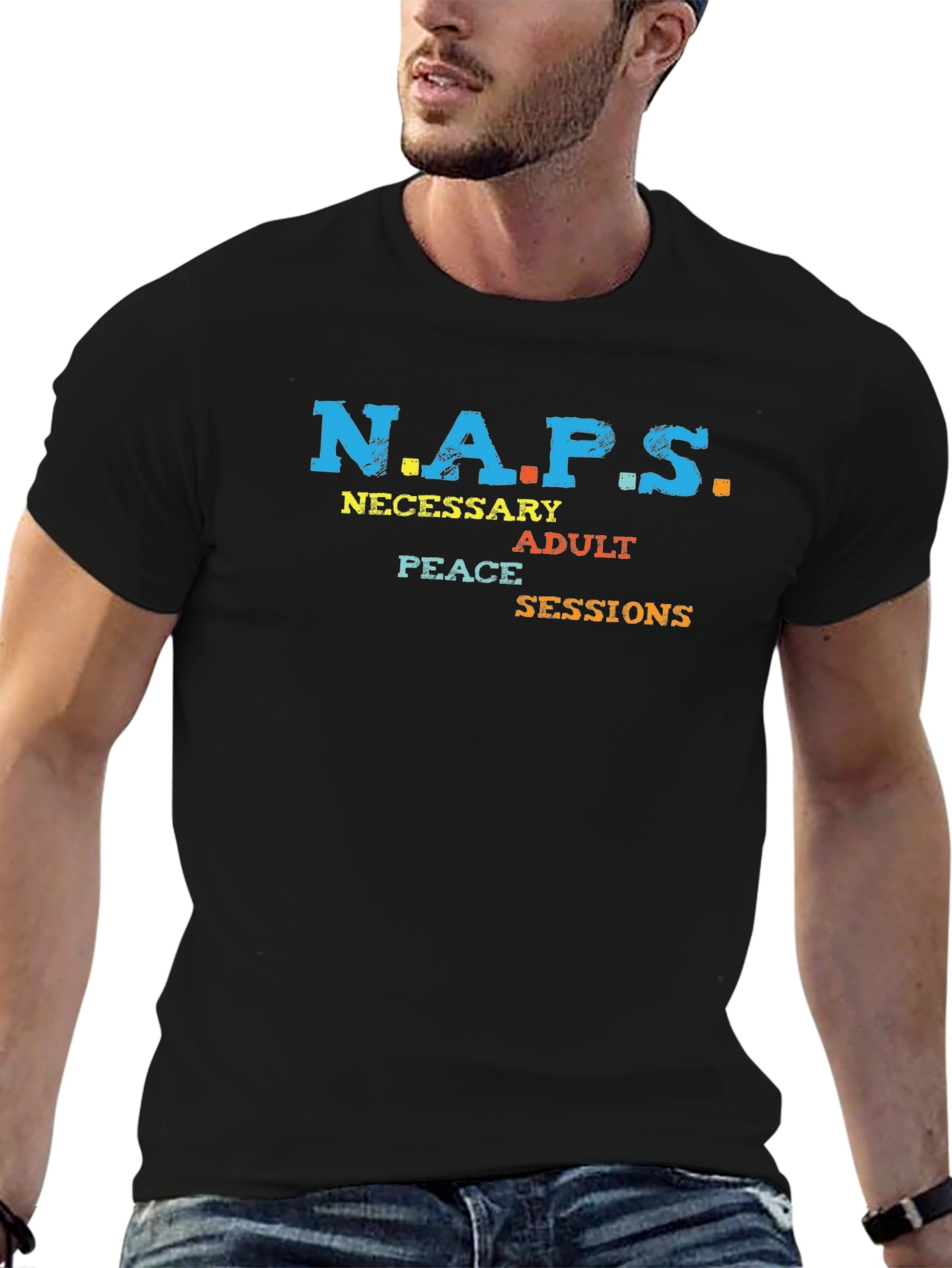 N.A.P.S. Graphic Tee - Necessary Adult Peace Sessions