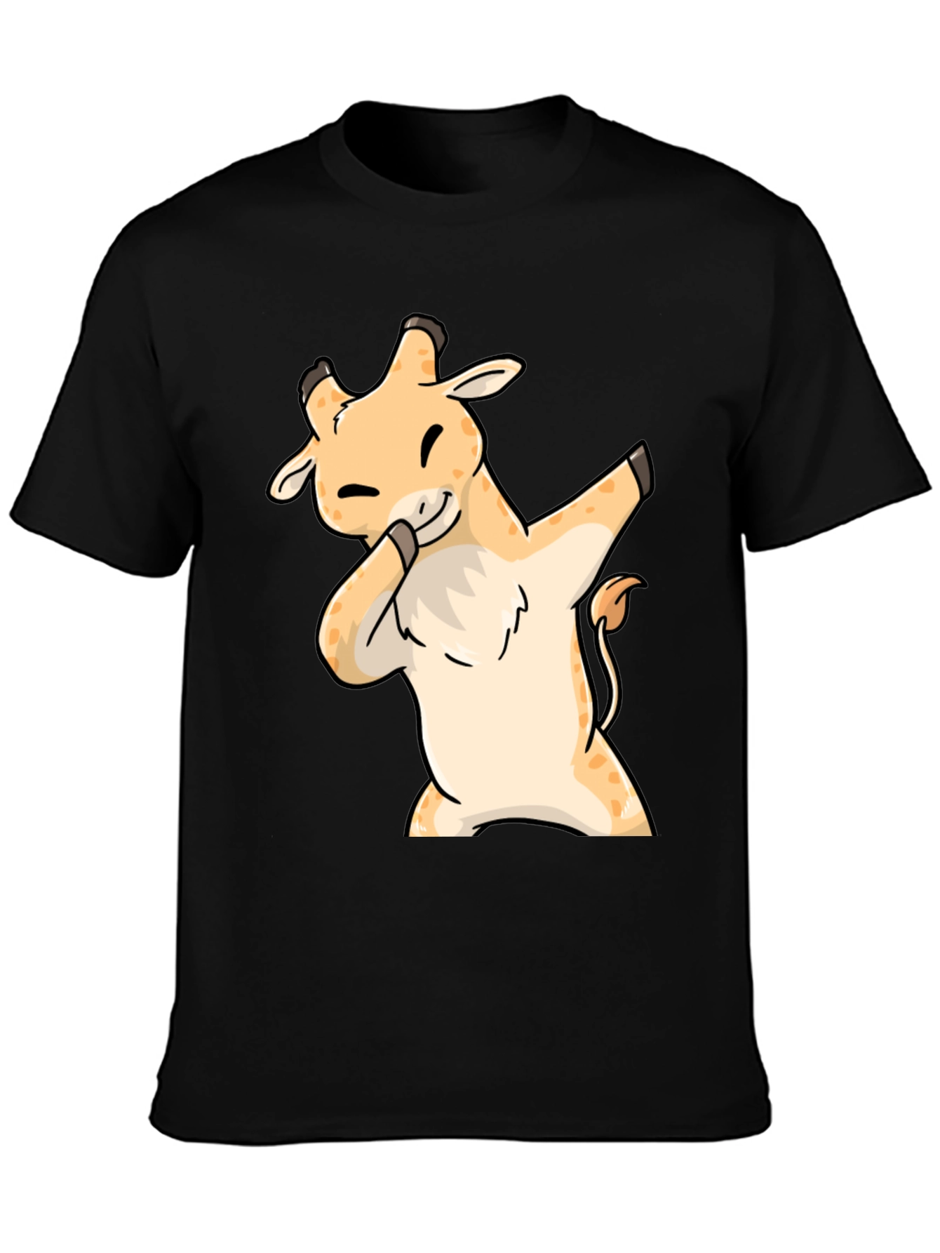Dabbing Giraffe T-Shirt - Cute Cartoon Animal Tee
