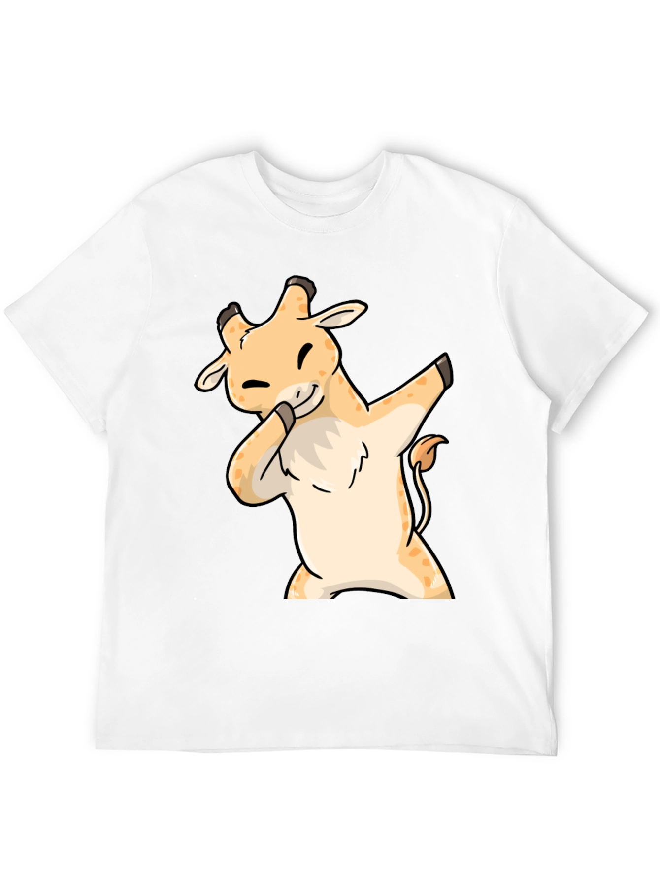 Dabbing Giraffe T-Shirt - Cute Cartoon Animal Tee