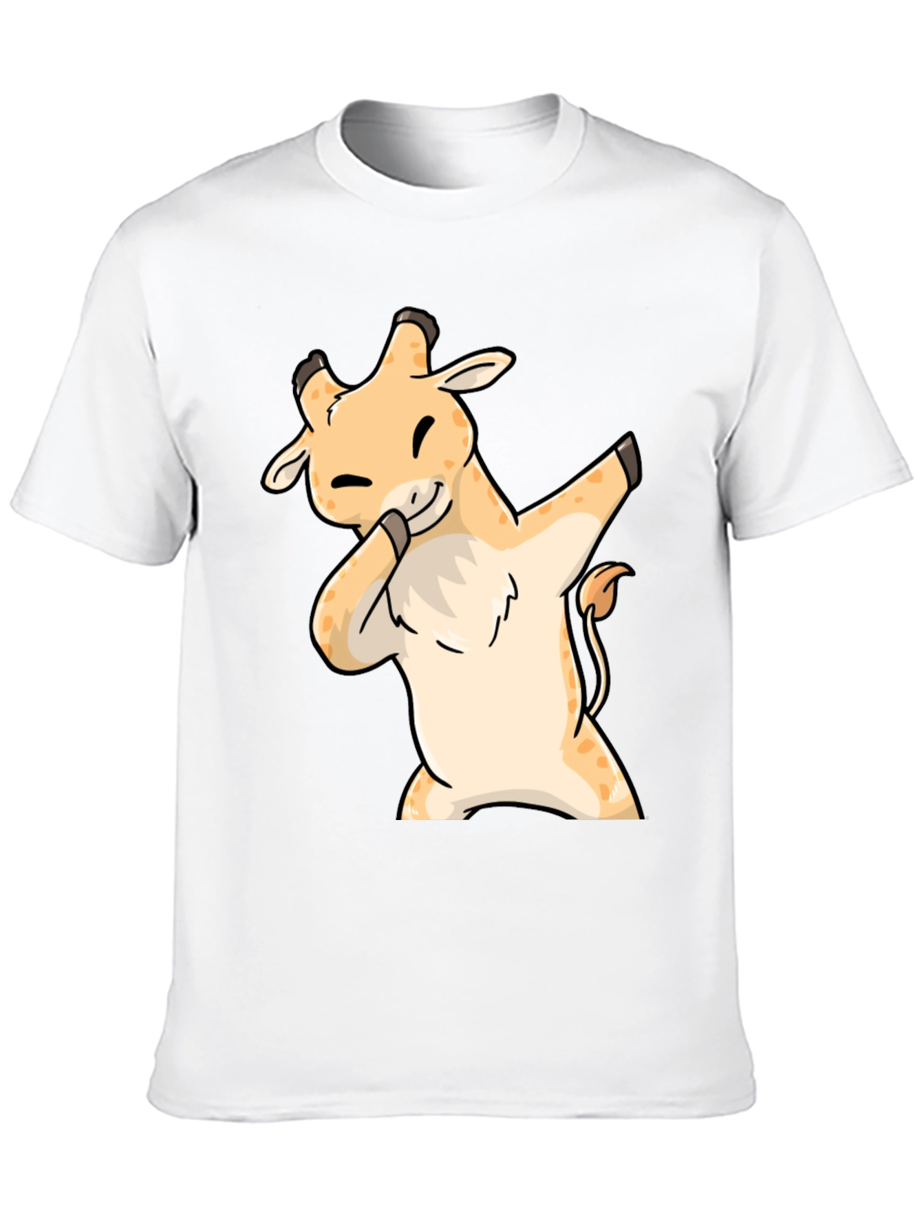 Dabbing Giraffe T-Shirt - Cute Cartoon Animal Tee