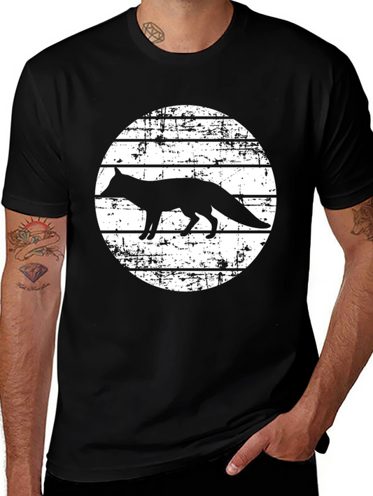 Fox Silhouette Graphic T-Shirt