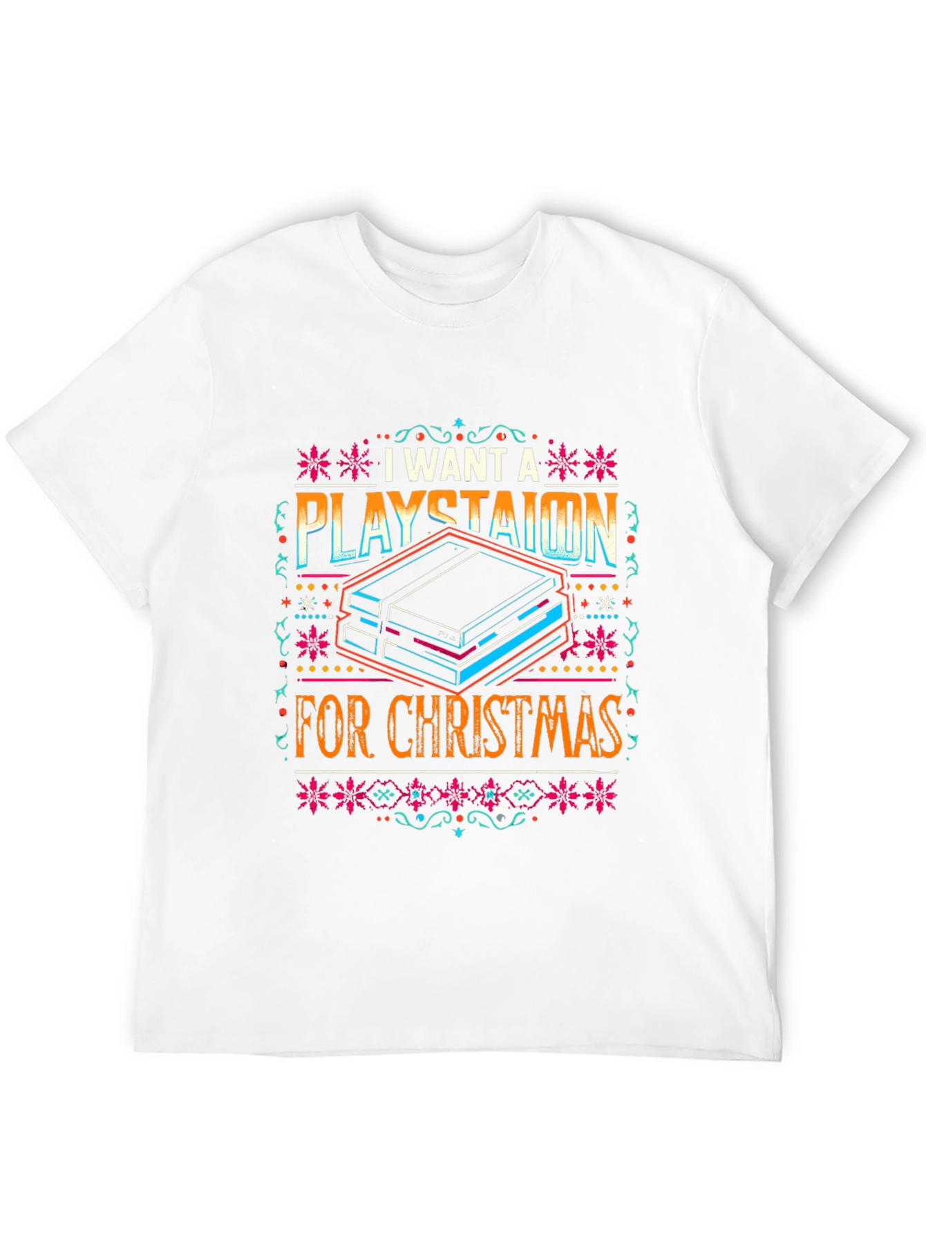I Want a Playstaion for Christmas Graphic Tee