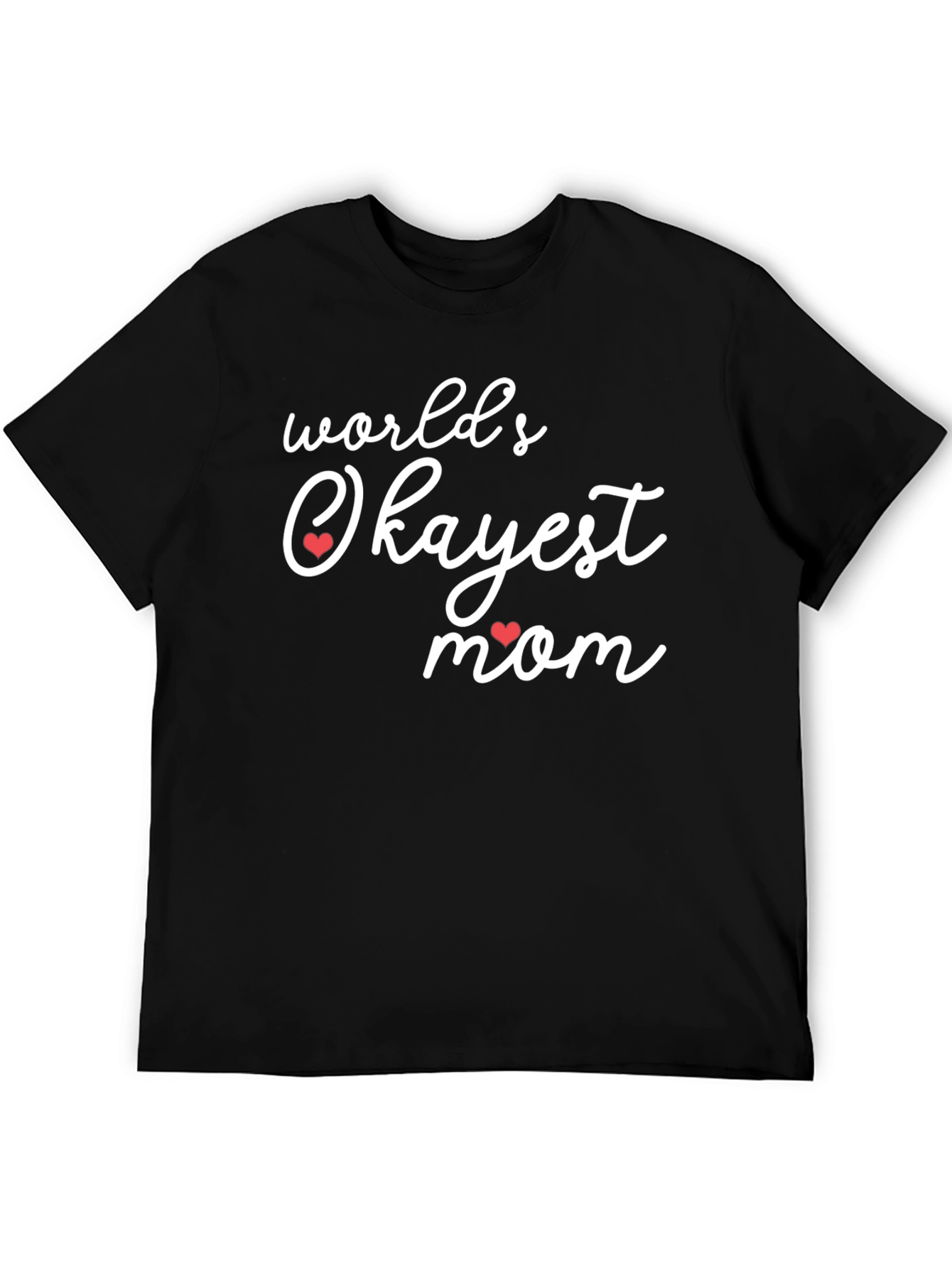 Worlds Okayest Mom Graphic T-Shirt