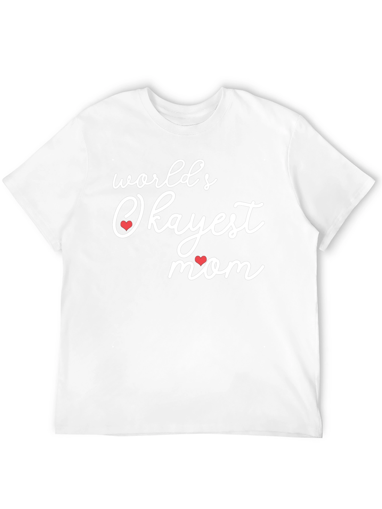 Worlds Okayest Mom Graphic T-Shirt