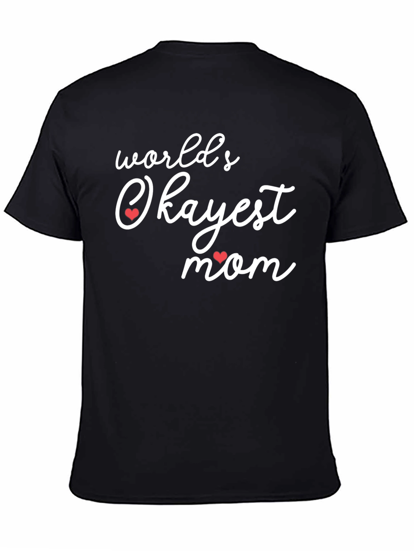 Worlds Okayest Mom Graphic T-Shirt