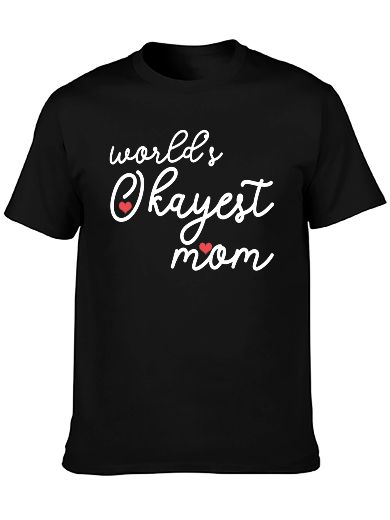 Worlds Okayest Mom Graphic T-Shirt