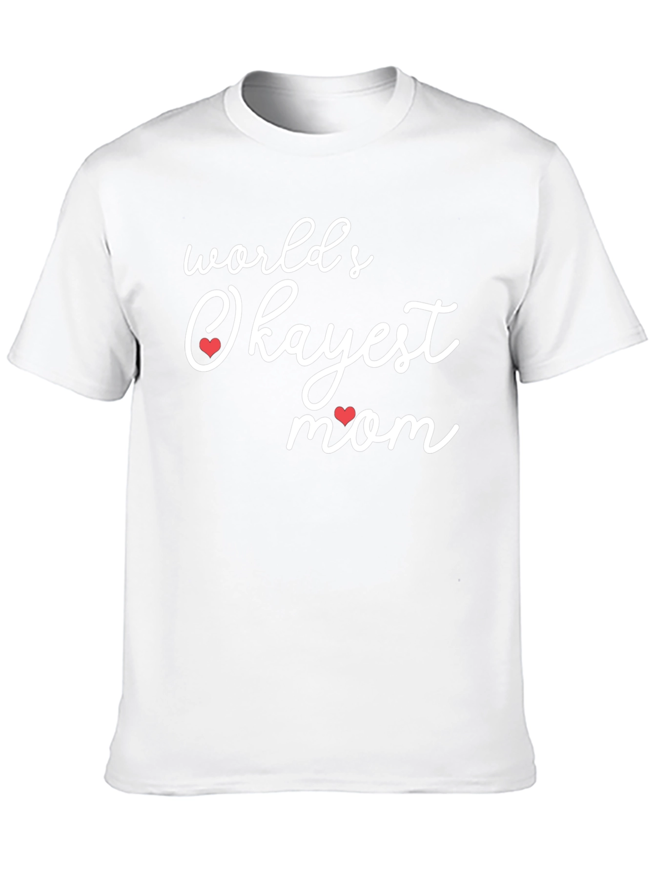 Worlds Okayest Mom Graphic T-Shirt